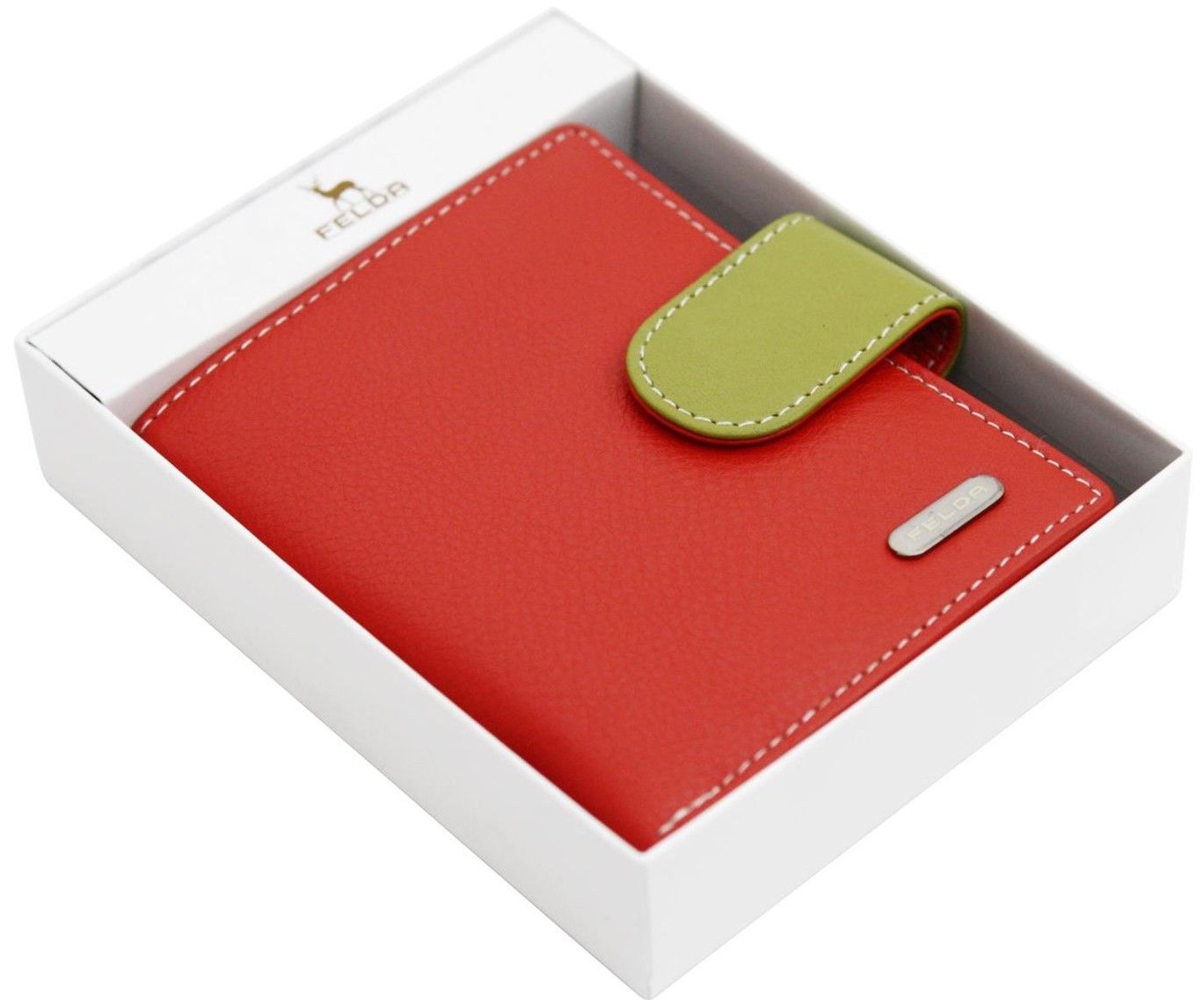 Felda RFID Ladies Coin & Card Purse Wallet Genuine Leather Multi Soft