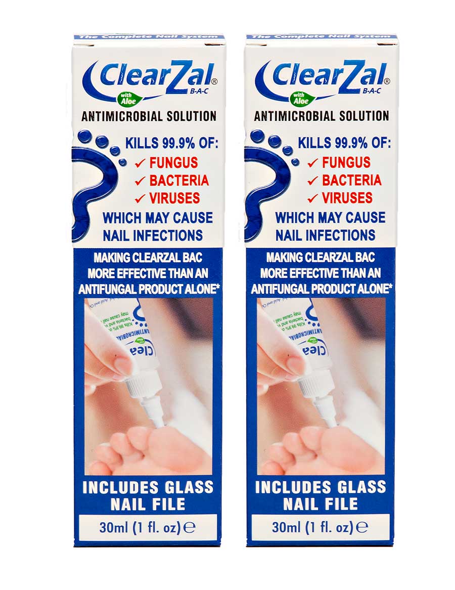 ClearZal BAC Antimicrobial Solution 30ml Kills Fungus, Bacteria & Viruses x 2 eBay
