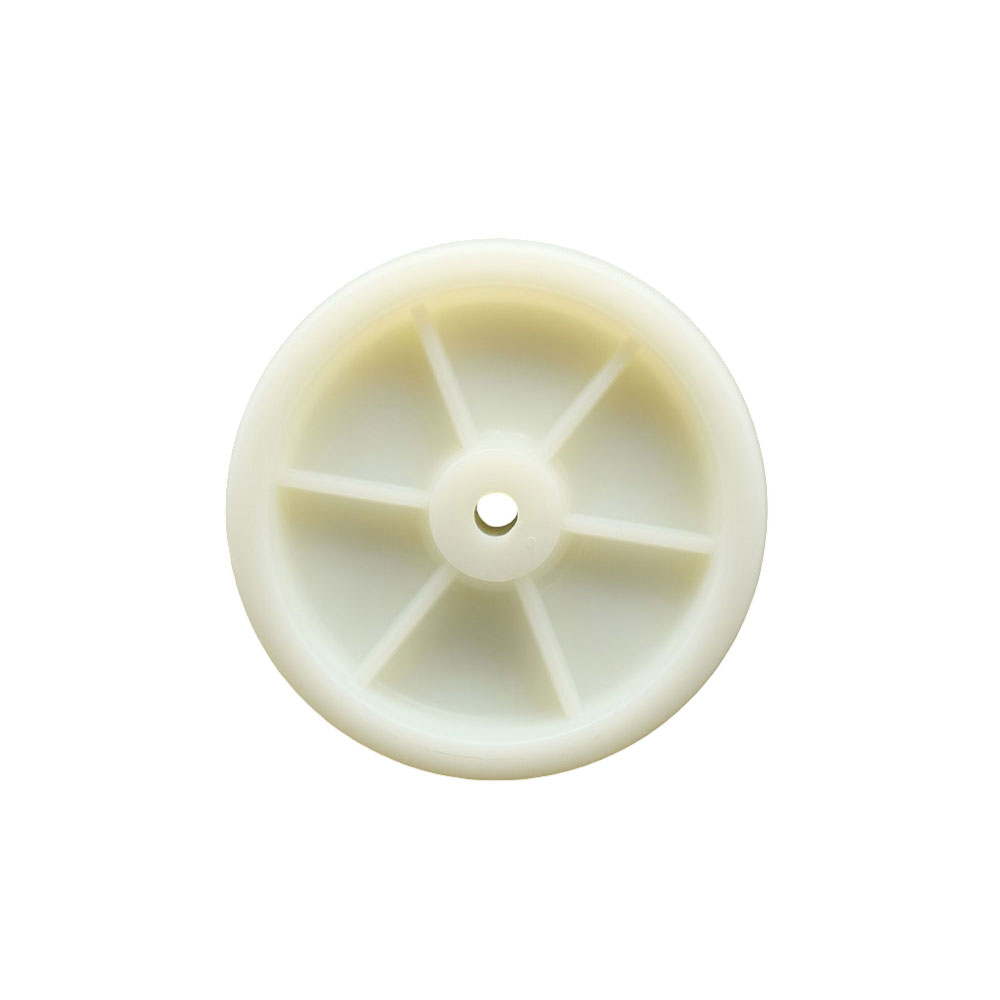 5" x 1.25" Nylon Wheel Only - 3/8" Bore - 500 lbs Capacity per Wheel  -  Service Caster Brand — photo 1