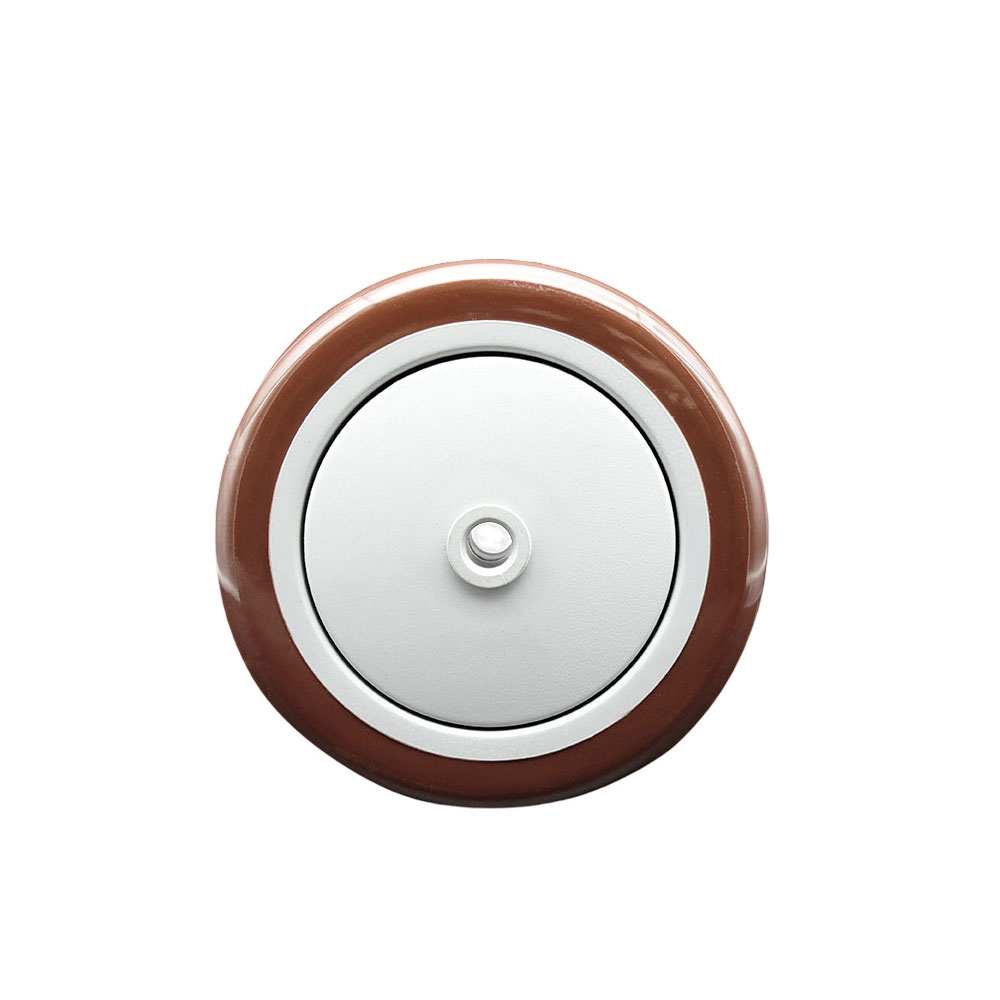 Service Caster Brand Replacement Wheel for Grainger Wheel 1KB23 - 5 Inch Maroon Polyurethane Wheel Only with Precision Ball Bearing - 3/8" Bore - Fits Shopping Carts and Platform Trucks — photo 1