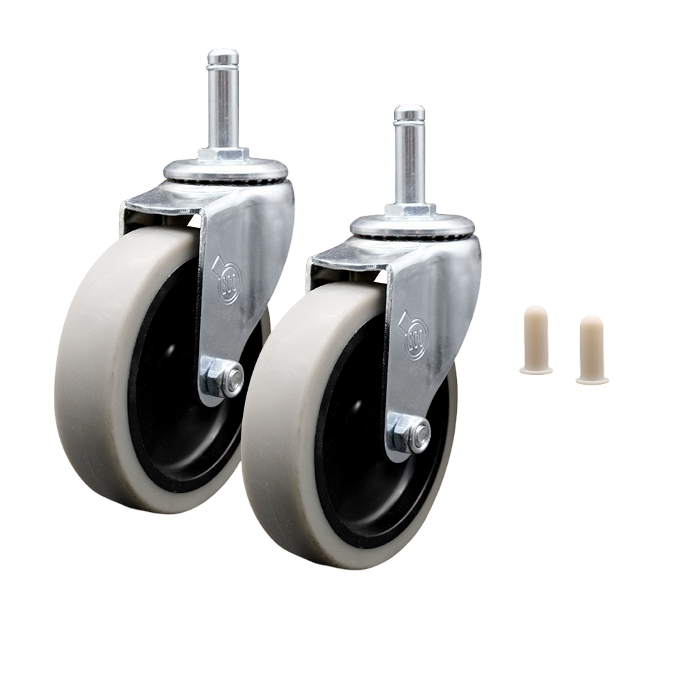 Service Caster Brand – Compatible with/Replacement for – Janitor Cleaning Carts – Fits Most Rubbermaid Janitorial Carts — photo 1
