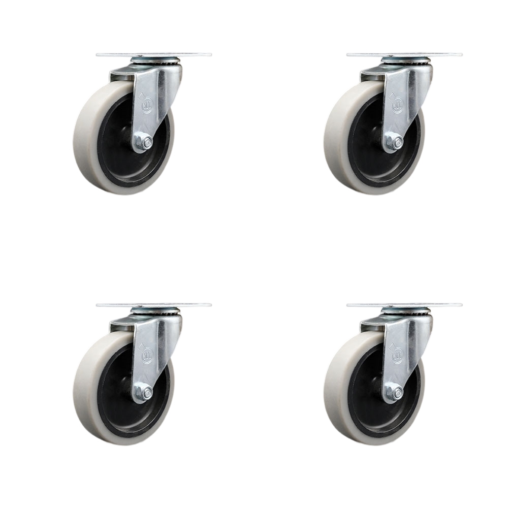 7734L2 FG7734L20000 Rubbermaid Mobile Work Center 7734-88 Replacement Swivel Caster – Fits Rubbermaid Mobile Work Center 7734-88 – Set of 4 – Service Caster Brand — photo 1