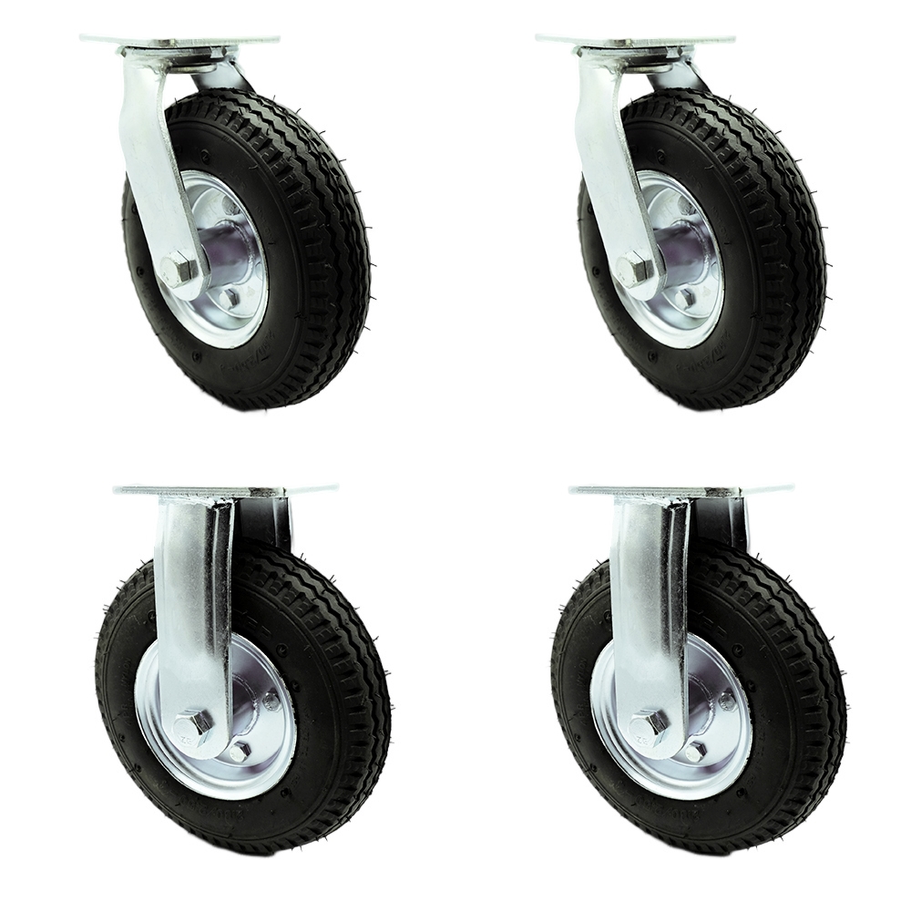 4436M1 FG4436M10000 Rubbermaid Replacement Caster Kit - Fits Rubbermaid Heavy Duty Platform Truck Rubbermaid Side Panel Platform Truck and Rubbermaid Convertible Platform Truck – Service Caster Brand — photo 1