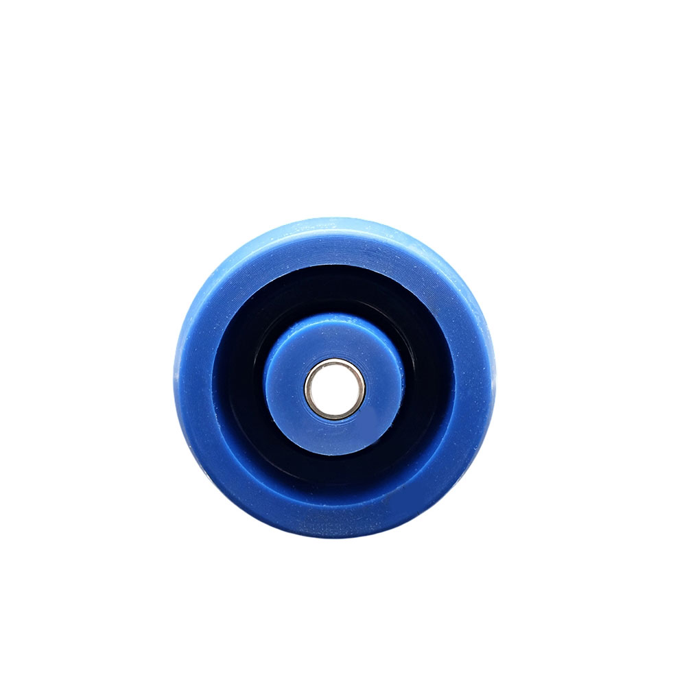 3" x 1.25" Solid Polyurethane Wheel Only - 3/8" Bore - 300 lbs Capacity per Wheel  -  Service Caster Brand — photo 1