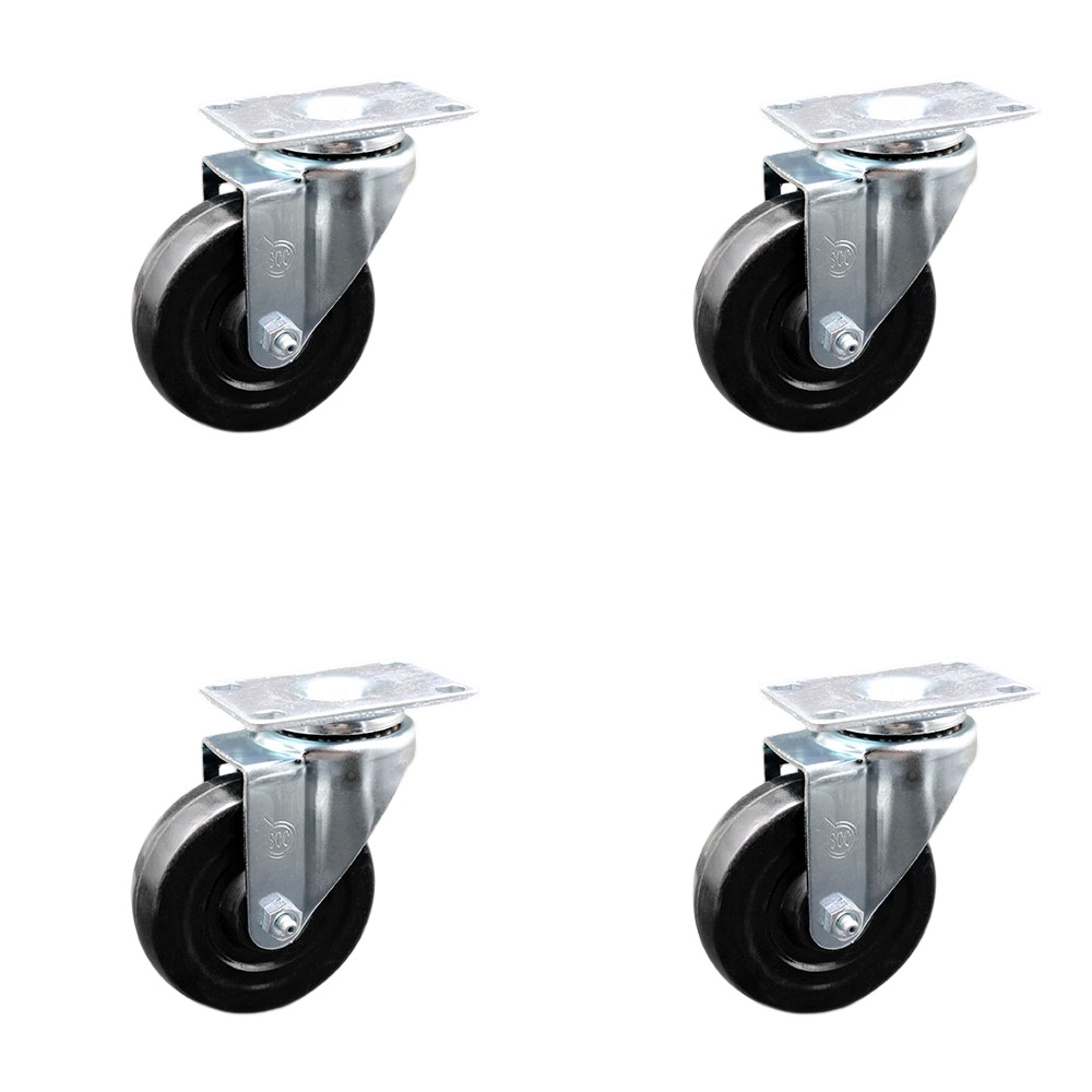 Avantco 17819301 - Fits Select Avantco Refrigeration Equipment -  Replacement Caster Set - Includes 4 Swivel Casters - Set of 4 - Service Caster Brand — photo 1