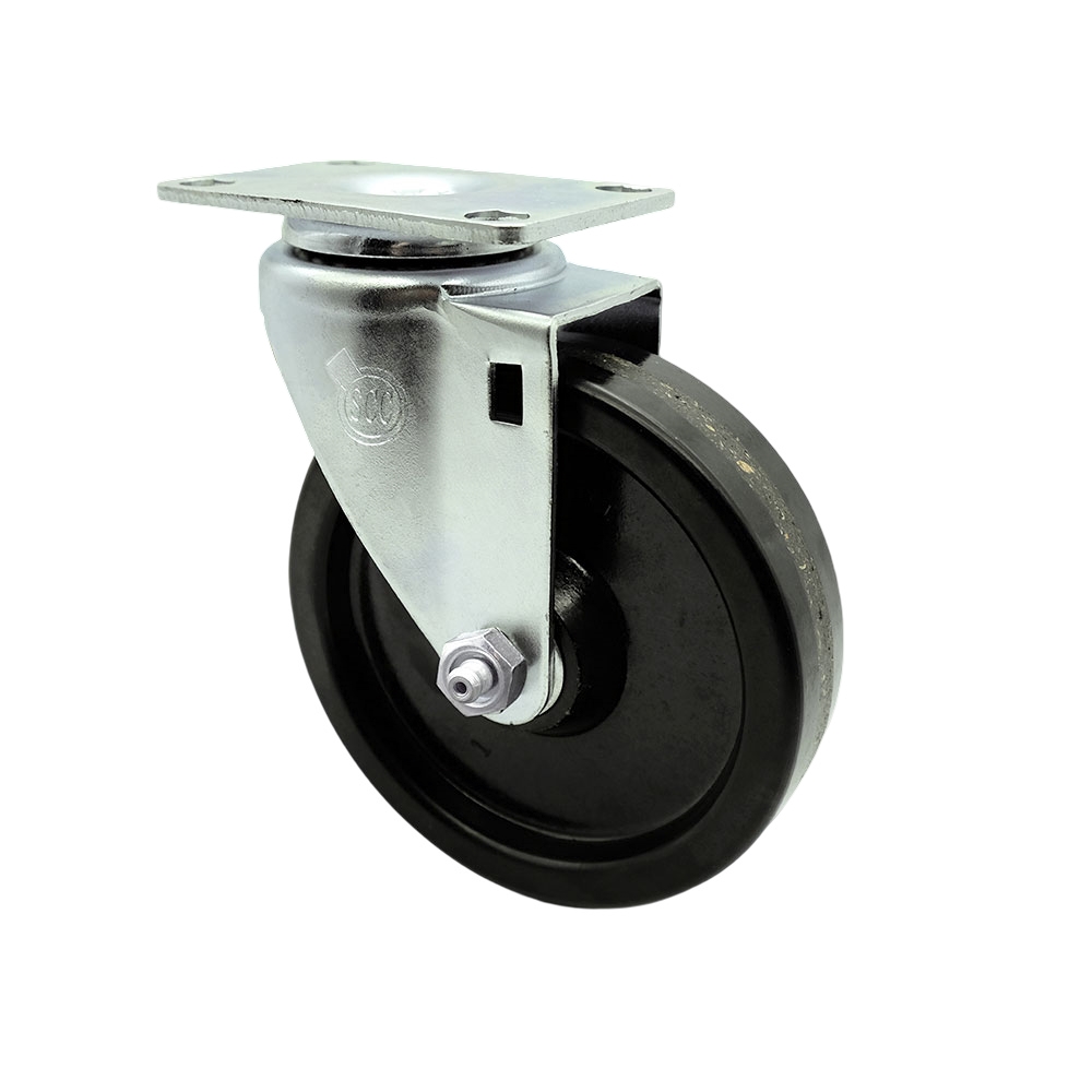 5 Inch Swivel Caster with Phenolic Wheel - 300 lbs Capacity per Caster - Service Caster Brand — photo 1