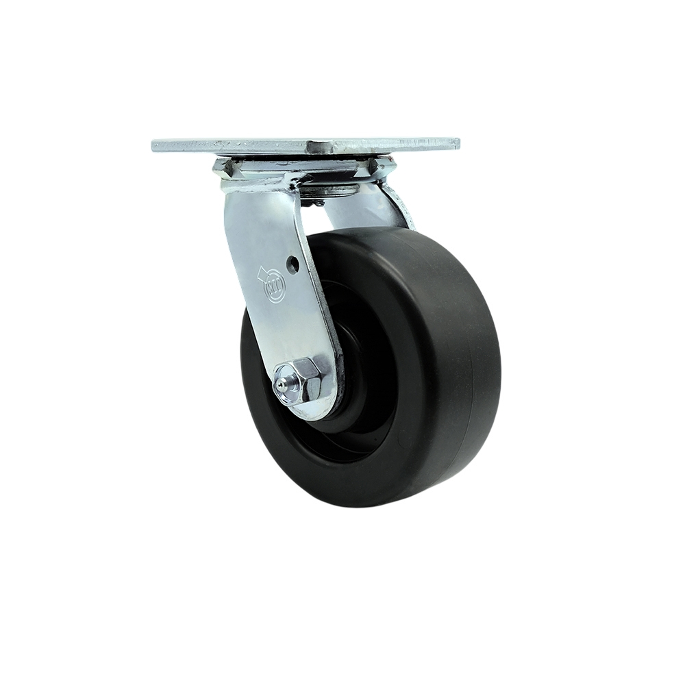 5" Heavy Duty Swivel Caster with Polyolefin Wheel - 650 lbs Capacity - Service Caster Brand — photo 1