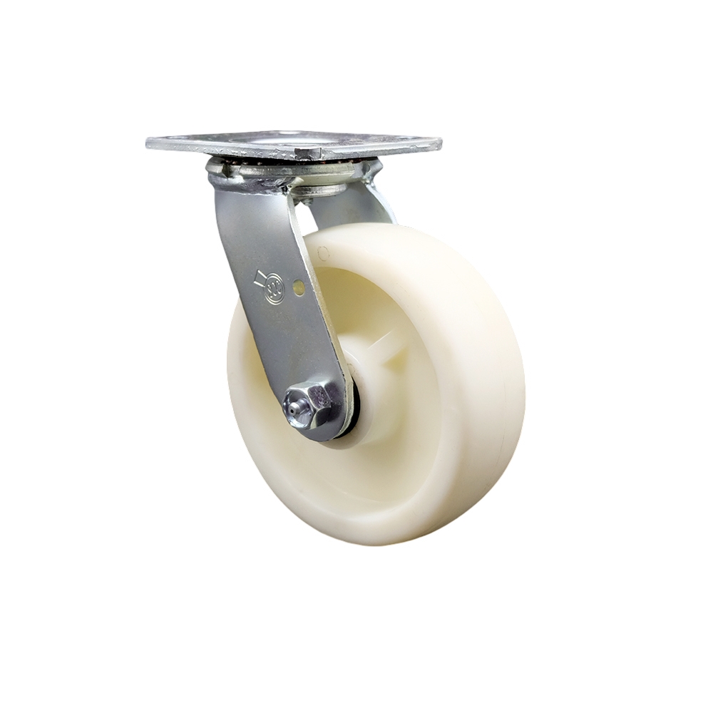 Nylon Swivel Top Plate Heavy Duty Caster with 6 Inch Wheel – 1,250 lbs. Capacity/Caster - Service Caster Brand — photo 1
