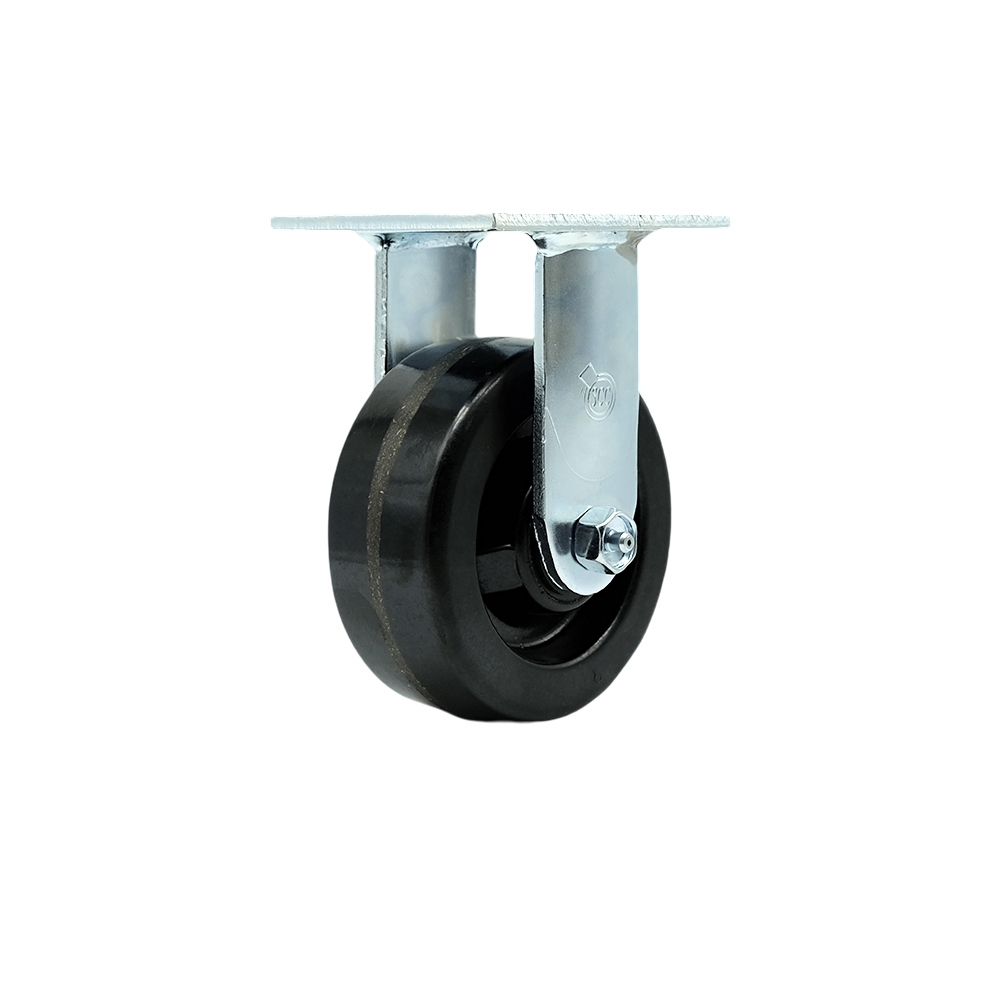 Service Caster Brand Replacement for McMaster Carr Caster 49915T22 - Rigid Top Plate Caster with 5 Inch Phenolic Wheel - 600 lbs. Capacity Per Caster — photo 1