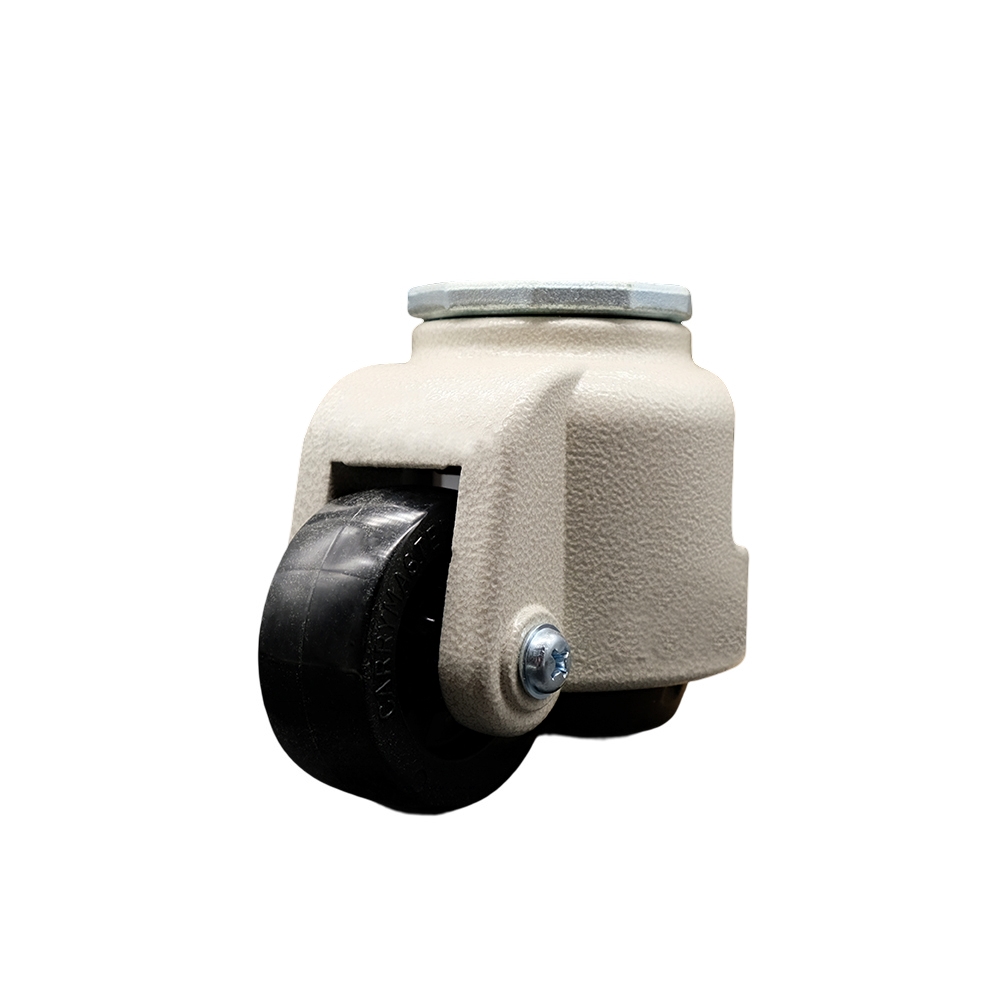 Nylon Swivel Threaded Stem Caster w/2.83" Black Wheel and M16 x 2.0mm x 24mm Stem - 1100 lbs Capacity/Caster - Service Caster Brand — photo 1