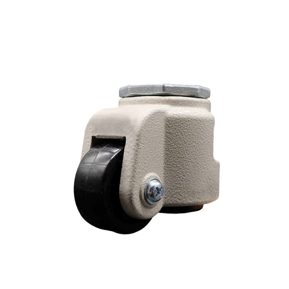 Nylon Swivel Threaded Stem Caster w/2.44" Black Wheel and M12 x 1.75mm x 18mm Stem - 660 lbs Capacity/Caster - Service Caster Brand — photo 1