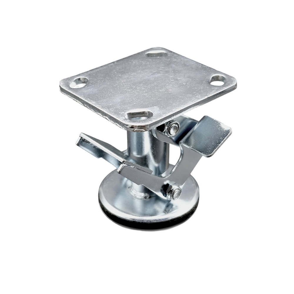 Service Caster Brand Replacement Floor Lock for McMaster Carr Floor Lock 2728T21 - 4 Inch Double Pedal Floor Truck Lock with Top Plate — photo 1