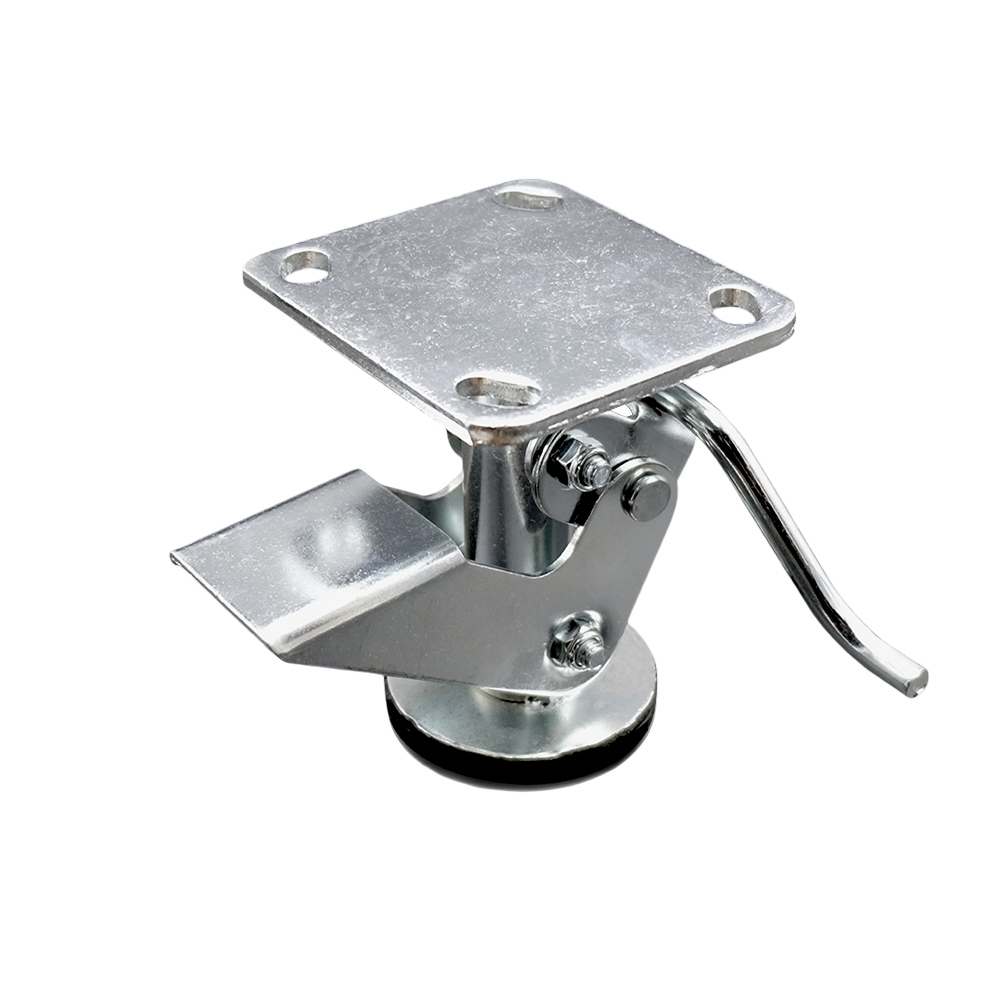 4" Kickbar Floor Truck Lock w/Top Plate - Service Caster Brand — photo 1