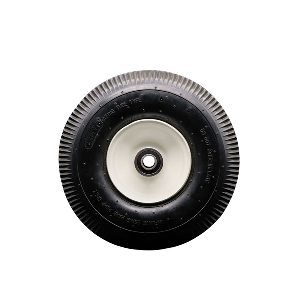 Service Caster Brand Replacement Wheel for Grainger Wheel 53CM95 - 10 Inch Pneumatic Wheel Only with a 2.25" Offset Hub and Ball Bearings - 5/8” Bore - 450 lbs. Capacity per Wheel — photo 1