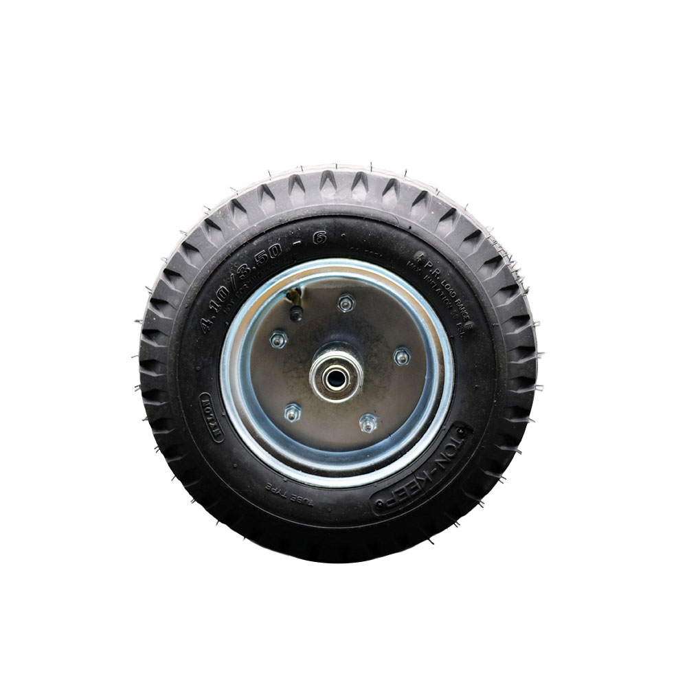 12" x 3.5" Pneumatic Wheel Only with a 4" Centered Hub and Ball Bearings - 450 lbs Capacity per Wheel  -  Service Caster Brand — photo 1