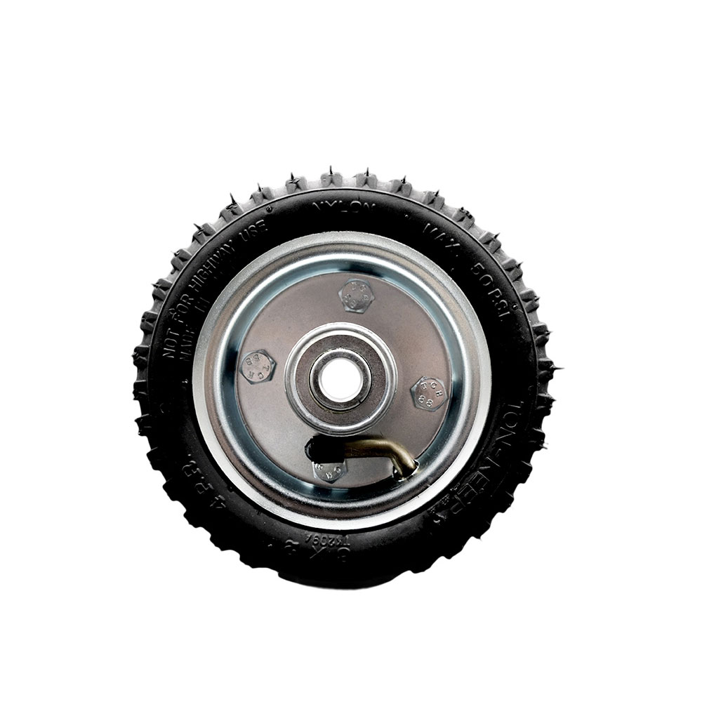 6" x 2" Pneumatic Wheel Only with a 2.25" Centered Hub and Ball Bearings - 250 lbs Capacity per Wheel  -  Service Caster Brand — photo 1