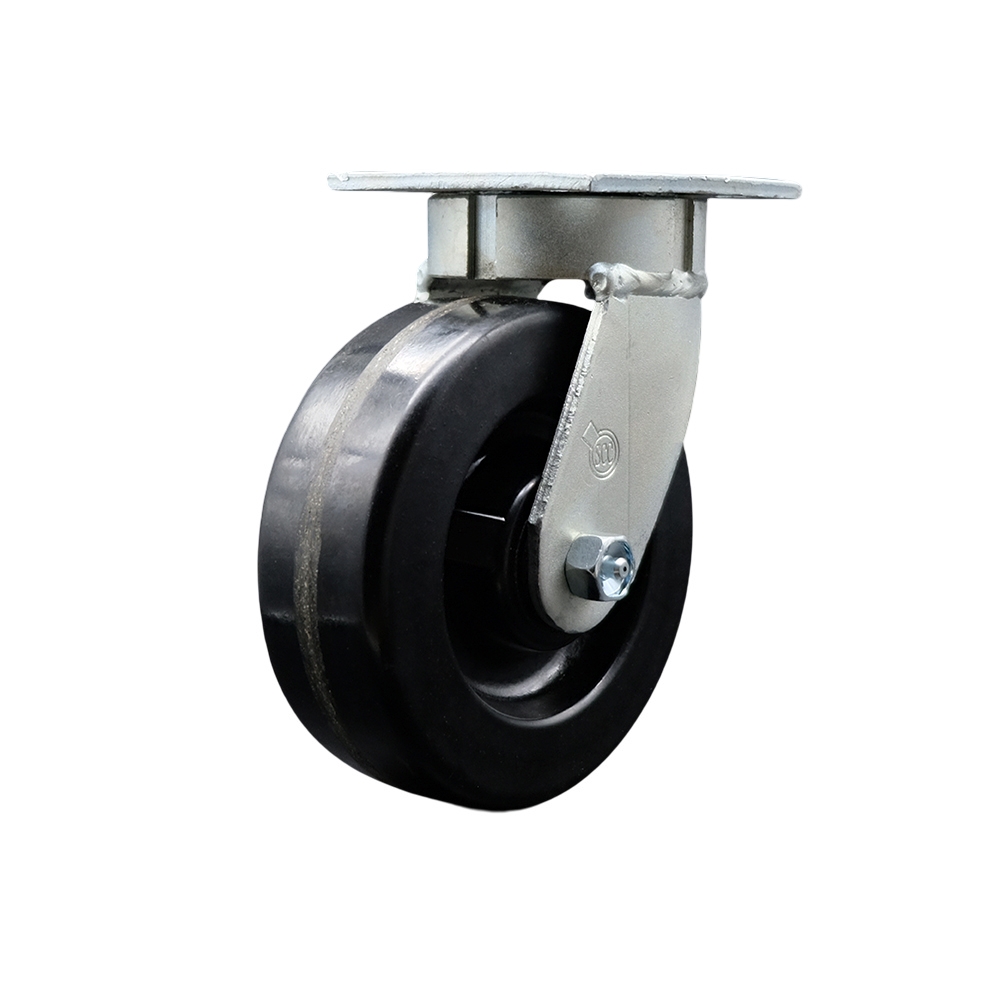 Service Caster Brand Replacement Caster for Grainger Caster 489D64 P25S-PH060R-14-Swivel Kingpinless Top Plate Caster with 6 Inch Phenolic Wheel-Fits Material Handling Containers&Waste Disposal Trucks — photo 1
