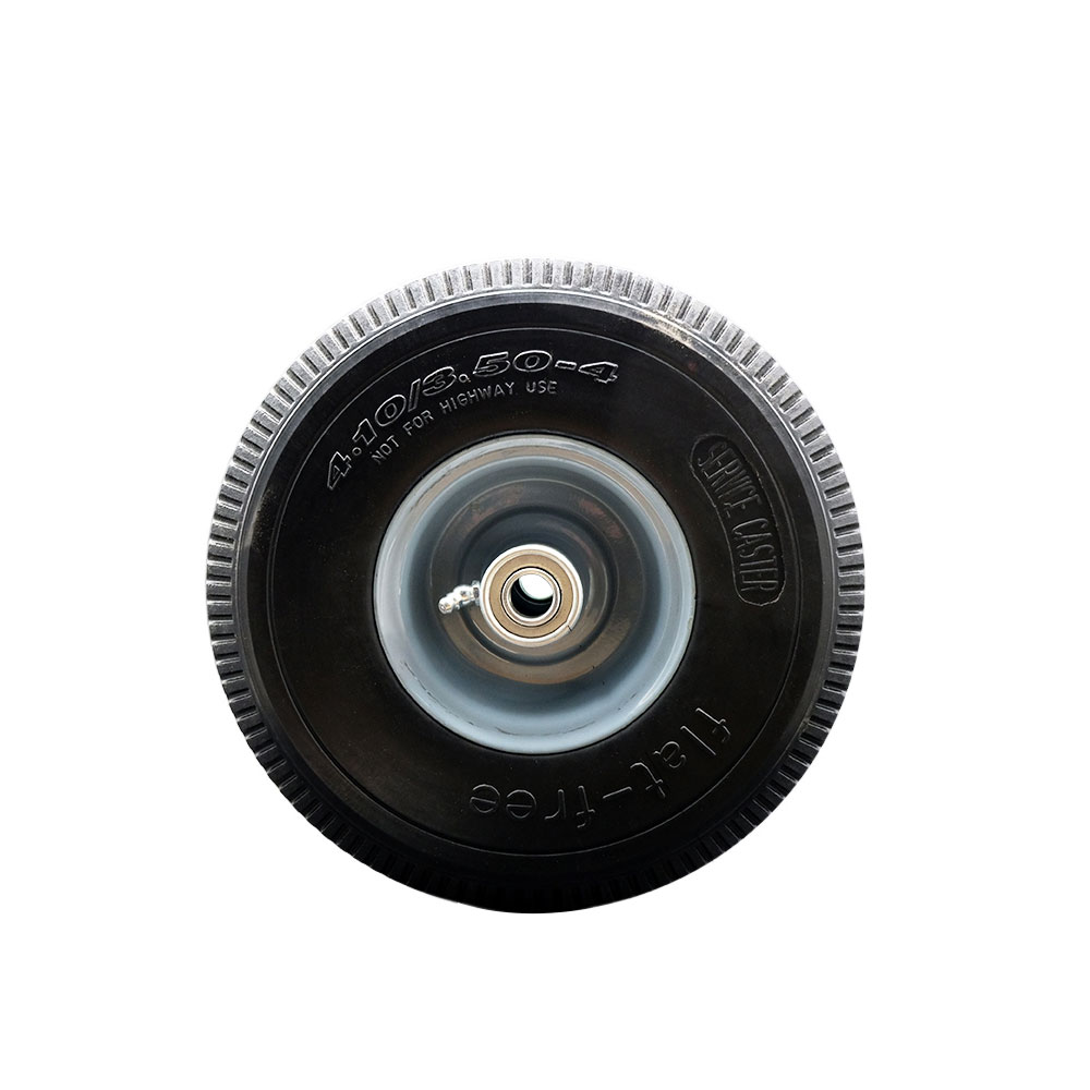 10" x 3" Flat Free Hand Truck Appliance Dolly Wheel Only with a 4" Centered Hub and Ball Bearings - Dolly Wheels Replacement - 280 lbs. Capacity per Wheel - Service Caster Brand — photo 1