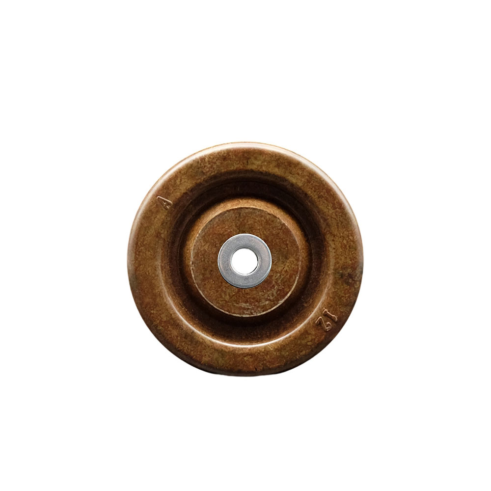 3" x 1.25" High Temperature Phenolic Wheel Only with Roller Bearing - 1/2" Bore - 500 lbs Capacity per Wheel  -  Service Caster Brand — photo 1