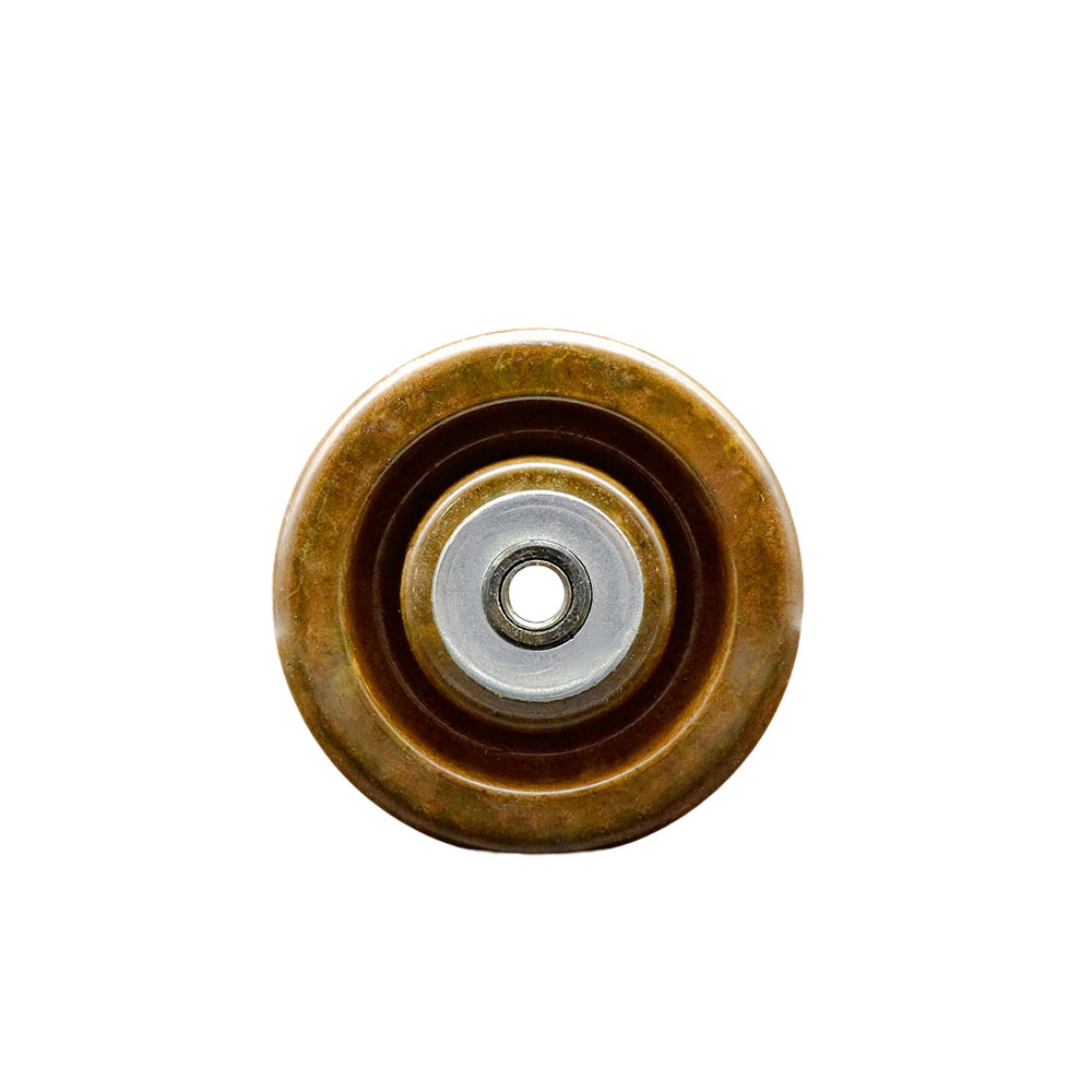 4" x 1.5" High Temperature Phenolic Wheel Only with Roller Bearing - 3/8" Bore - 400 lbs Capacity per Wheel - Service Caster Brand — photo 1