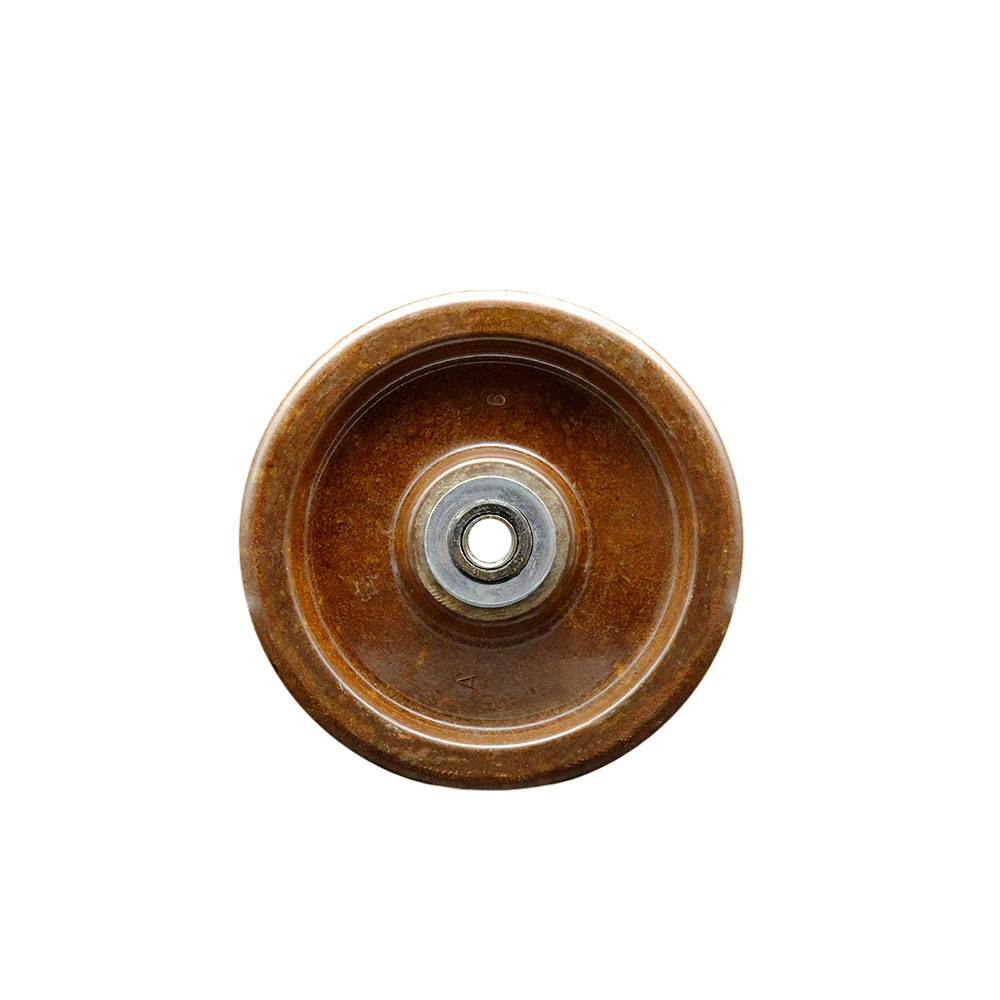 6" x 1.5" High Temperature Phenolic Wheel Only with Roller Bearing - 3/8" Bore - 600 lbs Capacity per Wheel  -  Service Caster Brand — photo 1