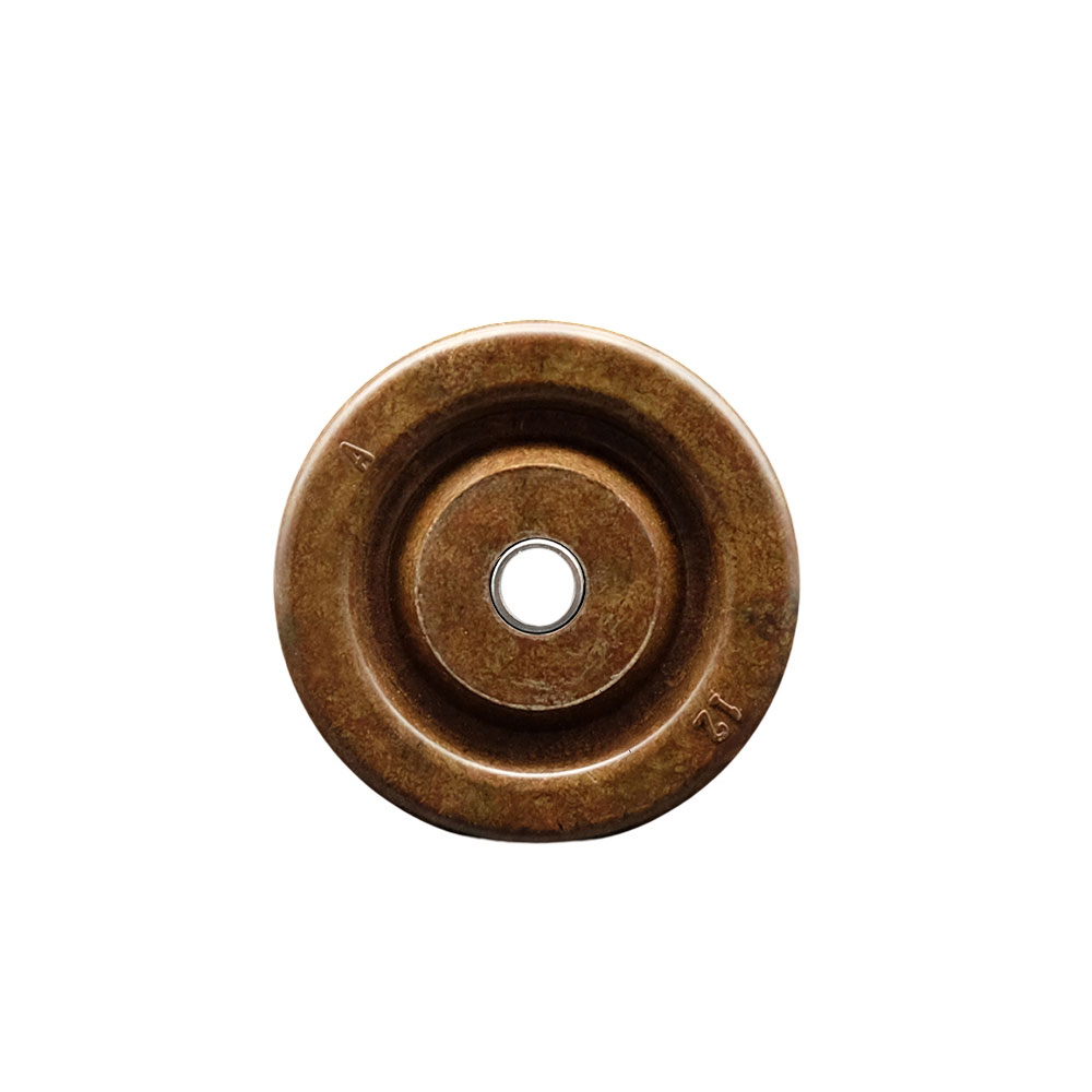 3" x 1.25" High Temperature Phenolic Wheel Only - 3/8" Bore - 500 lbs Capacity per Wheel  -  Service Caster Brand — photo 1