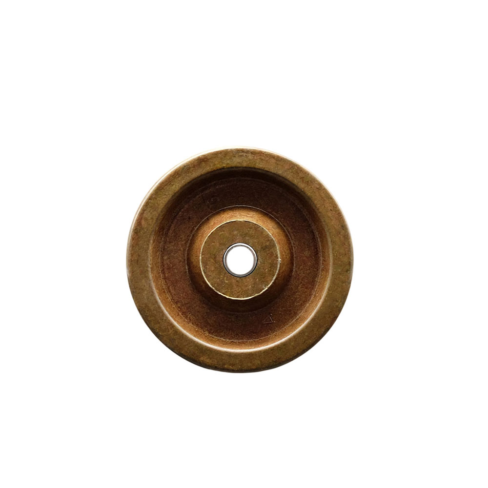4" x 1.25" High Temperature Phenolic Wheel Only - 3/8" Bore - 600 lbs Capacity per Wheel  -  Service Caster Brand — photo 1