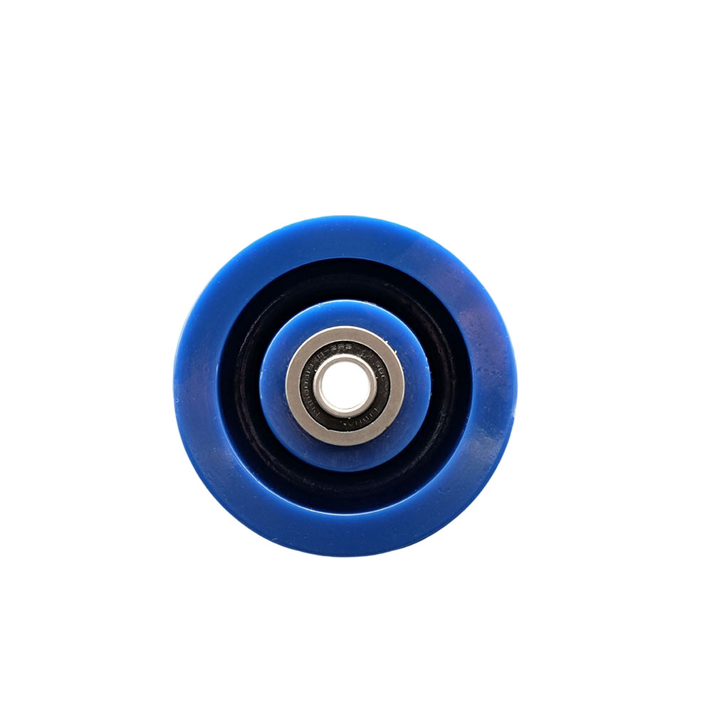 4" x 2" Solid Polyurethane Wheel Only with Precision Ball Bearing - 1/2" Bore - 700 lbs Capacity per Wheel  -  Service Caster Brand — photo 1