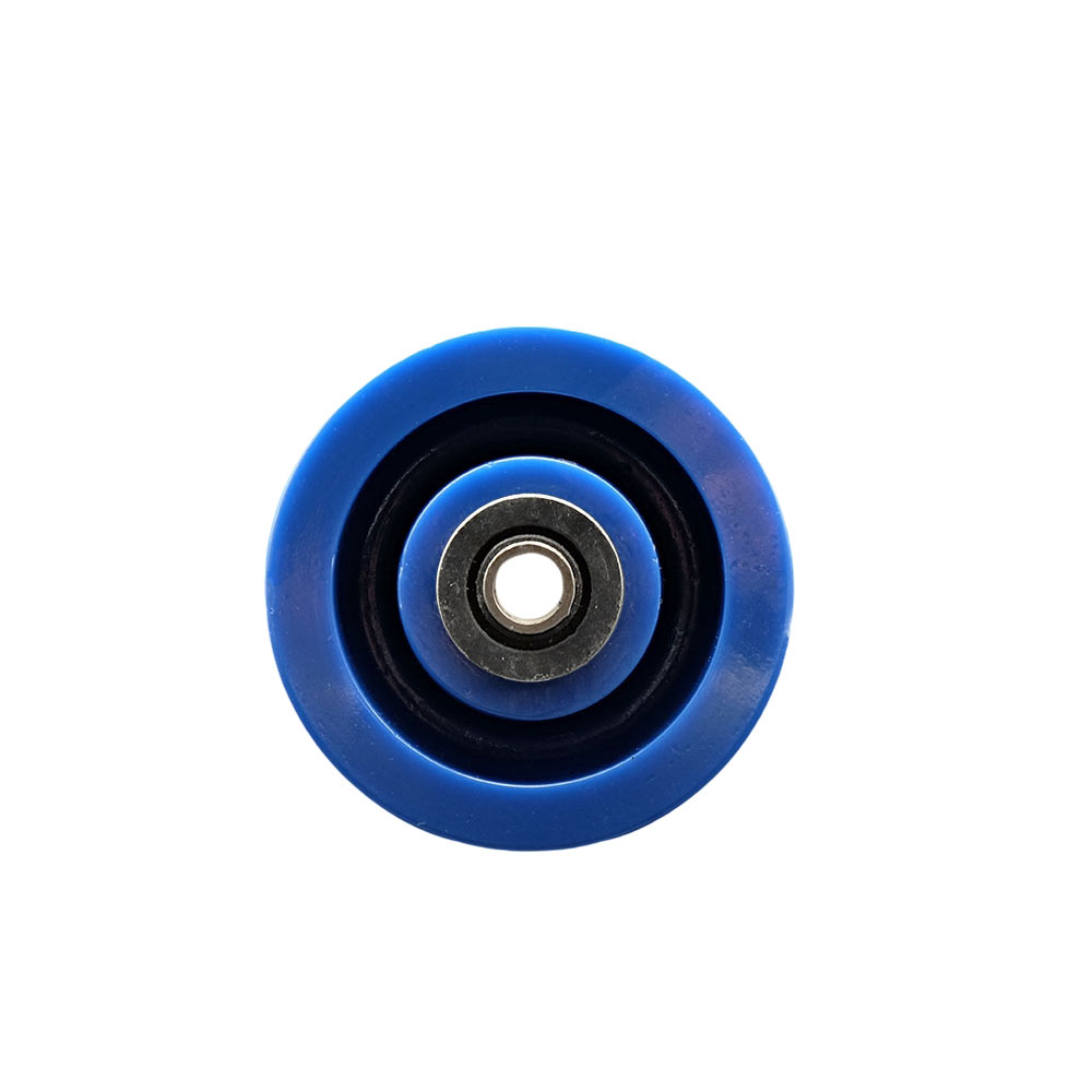 4" x 2" Solid Polyurethane Wheel Only with Roller Bearing - 1/2" Bore - 700 lbs Capacity per Wheel  -  Service Caster Brand — photo 1