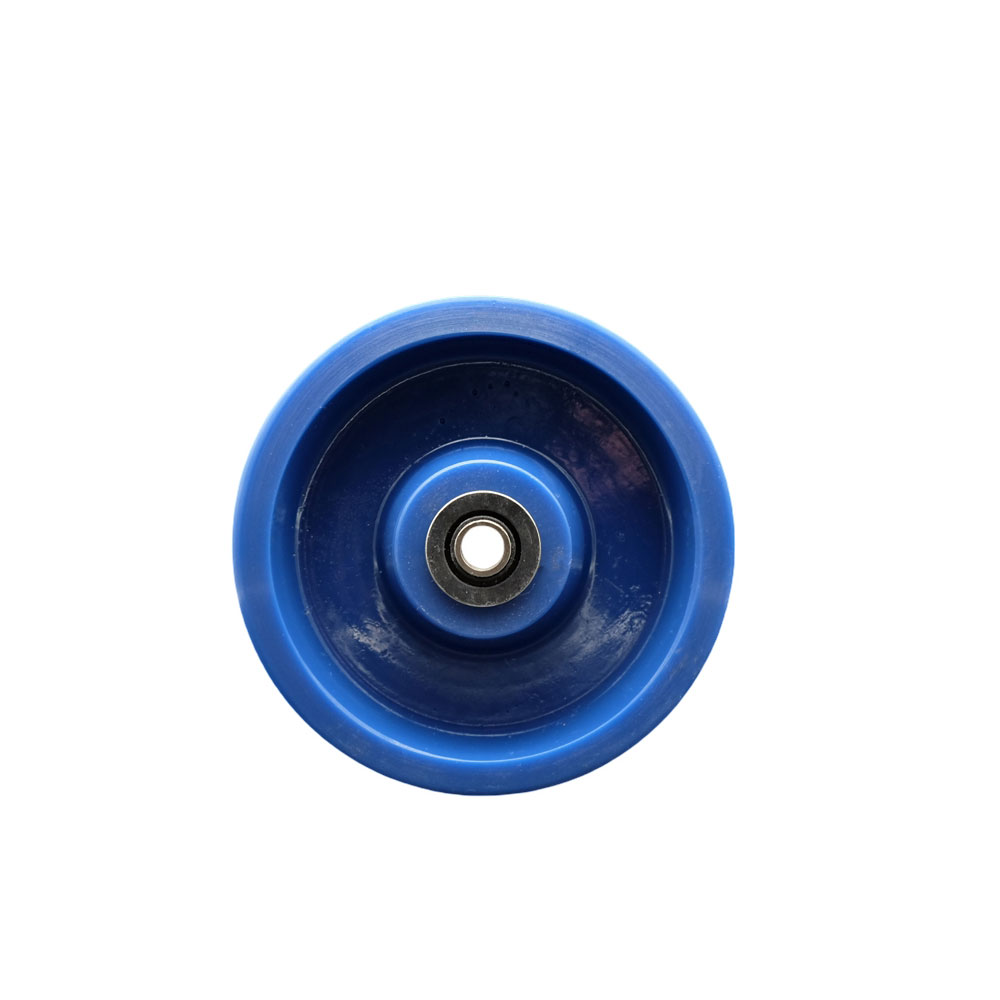 6" x 2" Solid Polyurethane Wheel Only with Roller Bearing - 1/2" Bore - 1200 lbs Capacity per Wheel  -  Service Caster Brand — photo 1