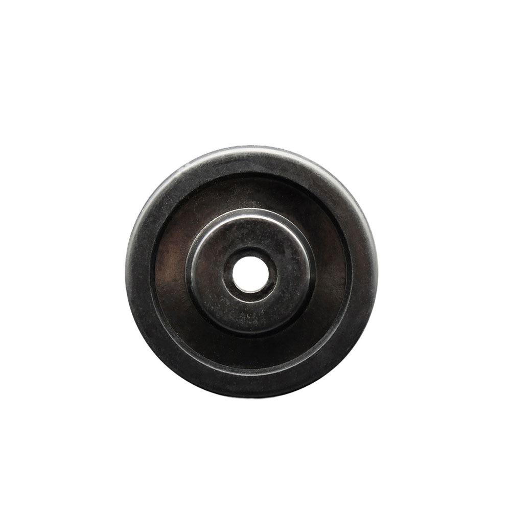 3.5" x 1.25" Soft Rubber Wheel Only - 3/8" Bore - 200 lbs Capacity per Wheel  -  Service Caster Brand — photo 1