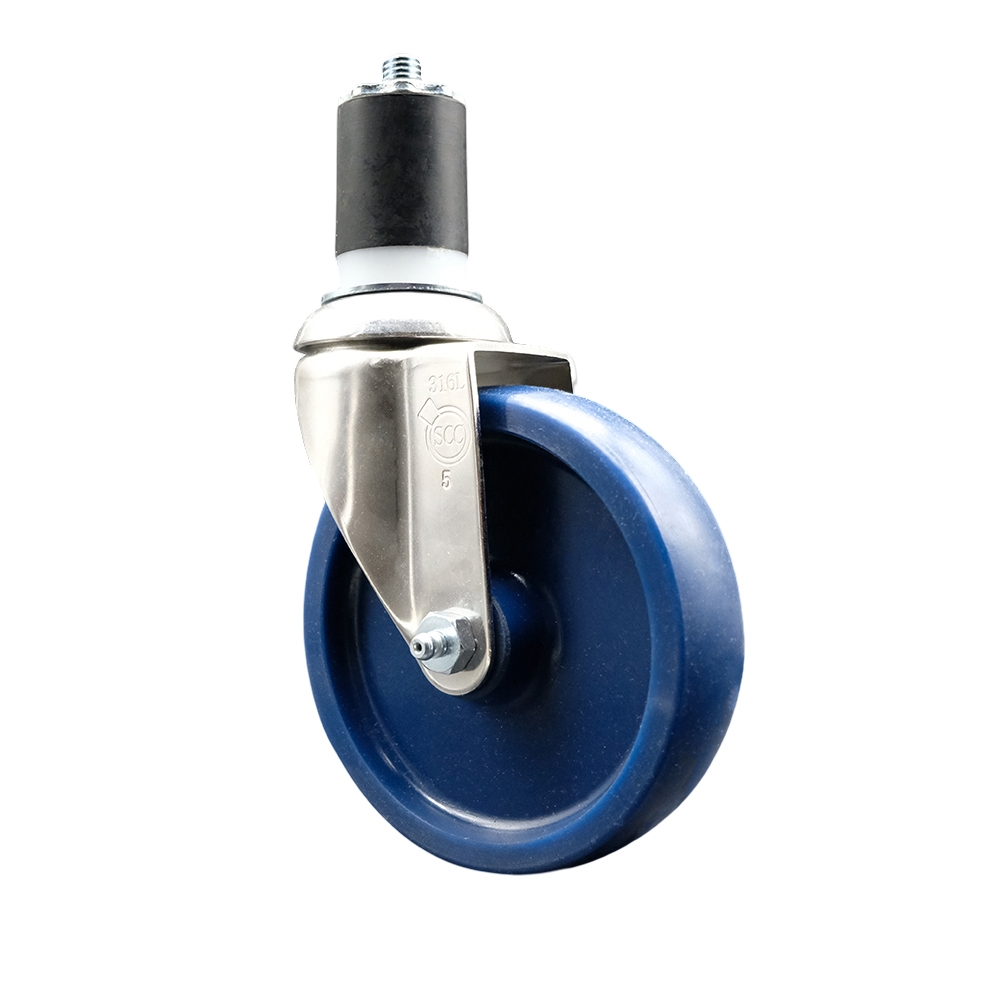 Anyalite 5-Piece Set PU Swivel Casters, 3/8 * 1 Inch, 240 Kg - View #13
