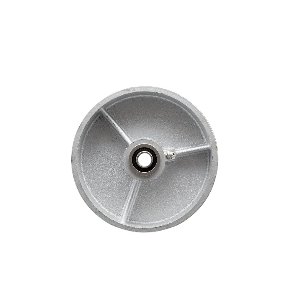 5" x 2" Semi Steel Cast Iron Wheel Only with Precision Ball Bearing - 1/2" Bore - 1000 lbs Capacity per Wheel  -  Service Caster Brand — photo 1