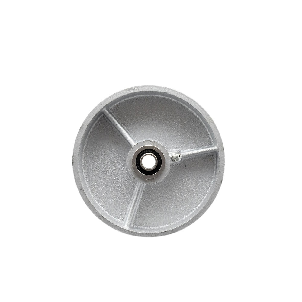 6" x 2" Semi Steel Cast Iron Wheel Only with Precision Ball Bearing - 1/2" Bore - 1200 lbs Capacity per Wheel  -  Service Caster Brand — photo 1