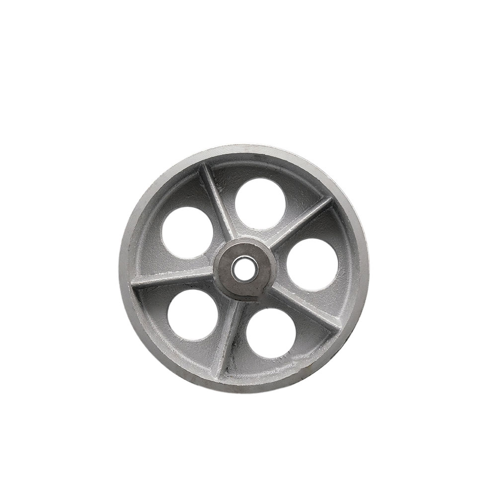 10" x 3" Semi Steel Cast Iron Wheel Only with Roller Bearing - 3/4" Bore - 2500 lbs Capacity per Wheel - Service Caster Brand — photo 1