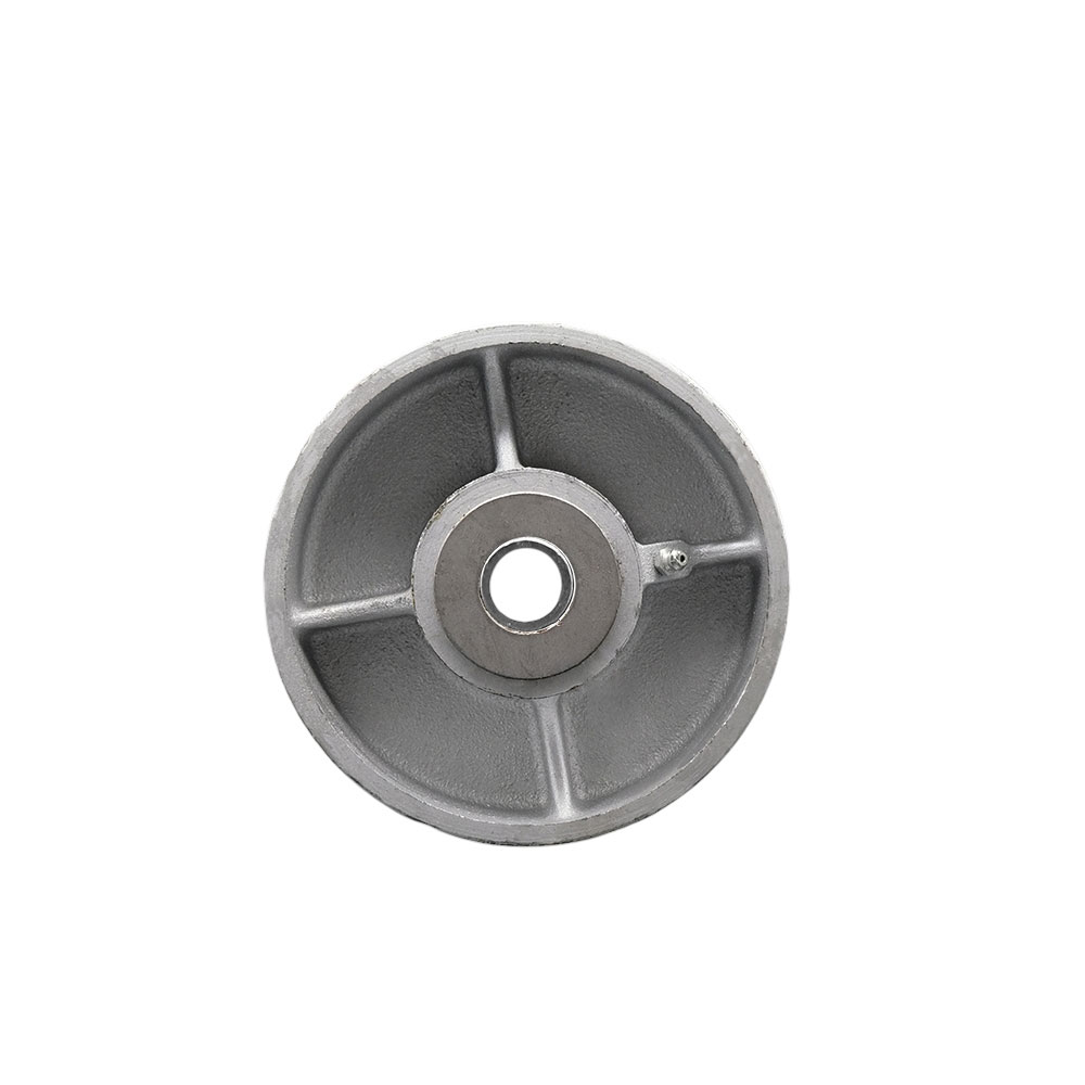 6" x 3" Semi Steel Cast Iron Wheel Only with Roller Bearing - 3/4" Bore - 2500 lbs Capacity per Wheel - Service Caster Brand — photo 1