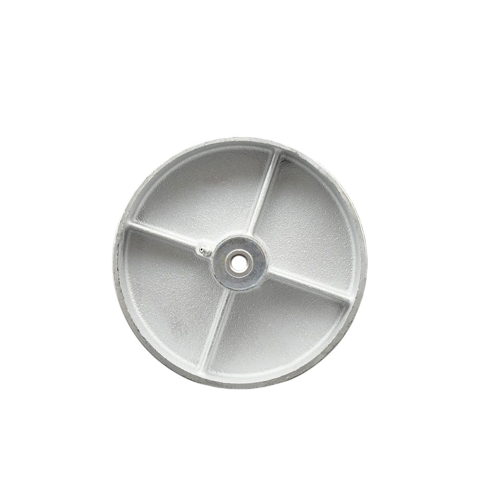 8" x 2" Semi Steel Cast Iron Wheel Only with Roller Bearing - 1/2" Bore - 1400 lbs Capacity per Wheel  -  Service Caster Brand — photo 1