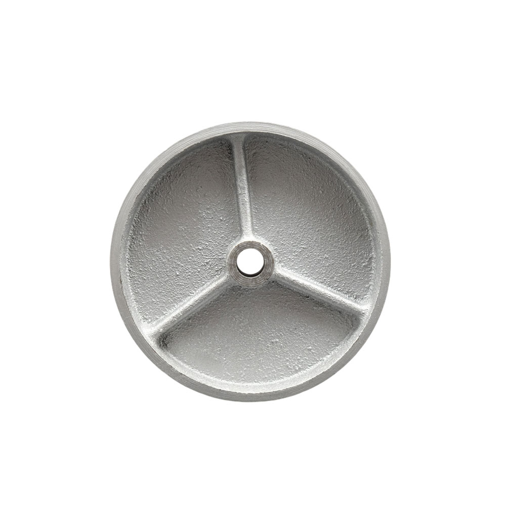 5" x 1.25" Semi Steel Cast Iron Wheel Only - 3/8" Bore - 400 lbs Capacity per Wheel  -  Service Caster Brand — photo 1