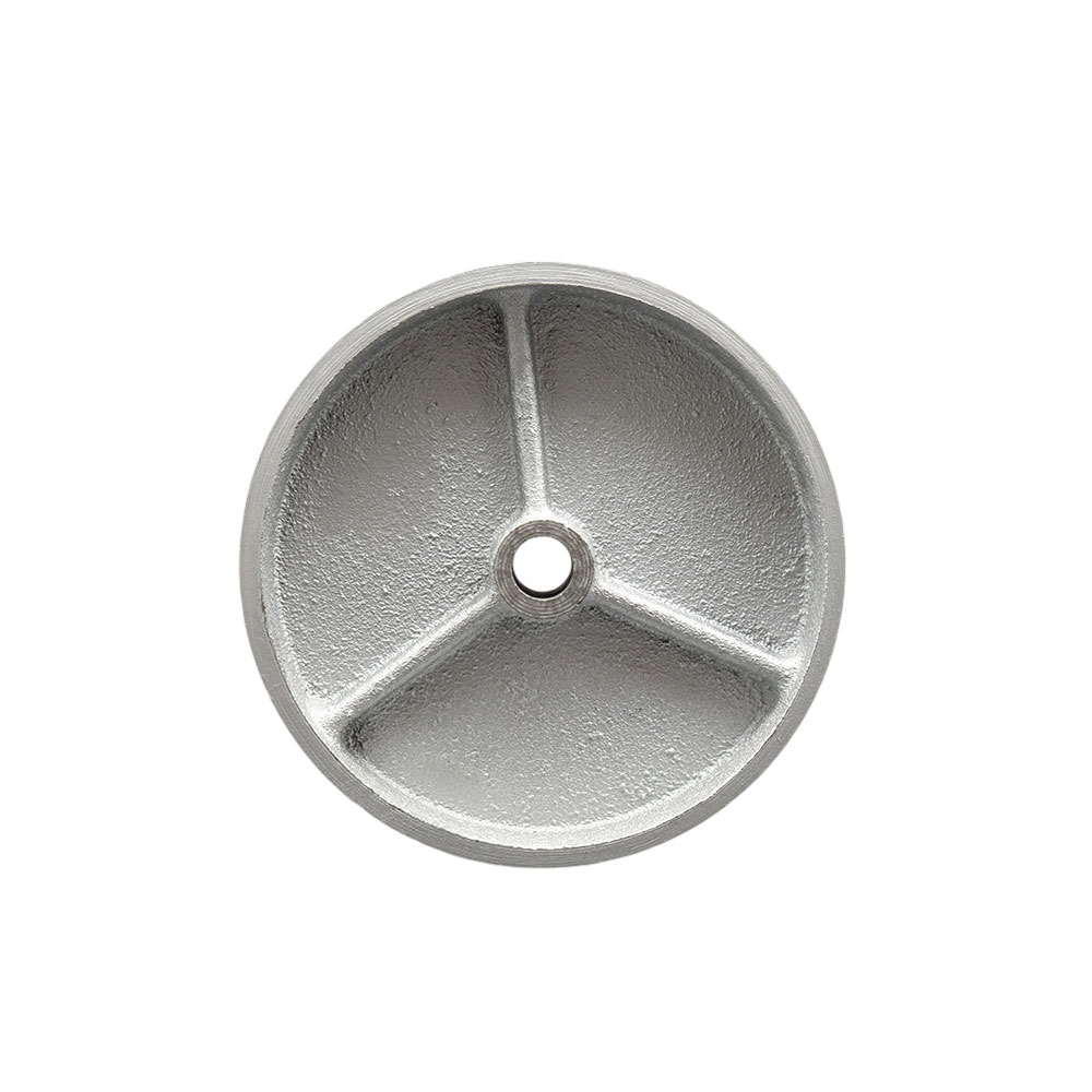 5" x 1.25" Semi Steel Cast Iron Wheel Only - 1/2" Bore - 400 lbs Capacity per Wheel  -  Service Caster Brand — photo 1