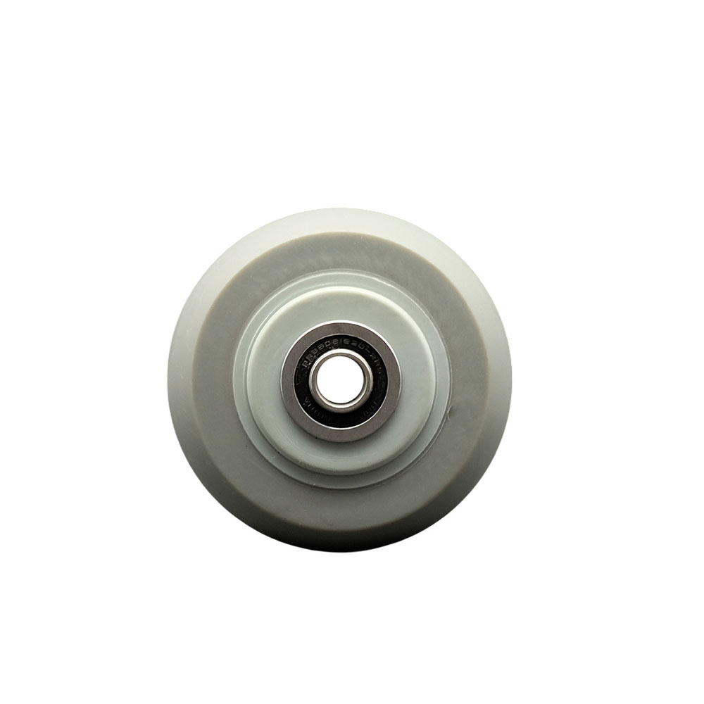 4" x 2" Thermoplastic Rubber Donut Tread Wheel Only with Precision Ball Bearing - 1/2" Bore - 300 lbs Capacity per Wheel  -  Service Caster Brand — photo 1