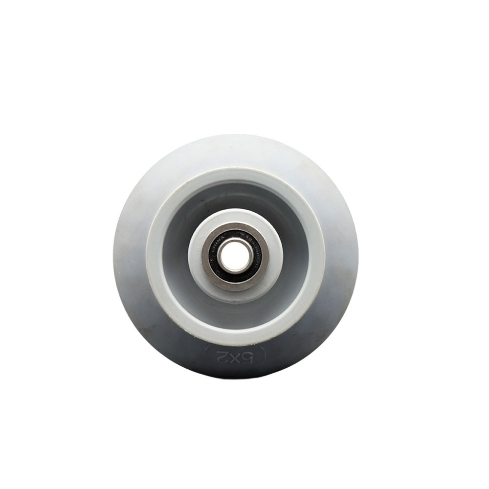 5" x 2" Thermoplastic Rubber Donut Tread Wheel Only with Precision Ball Bearing - 1/2" Bore - 350 lbs Capacity per Wheel  -  Service Caster Brand — photo 1