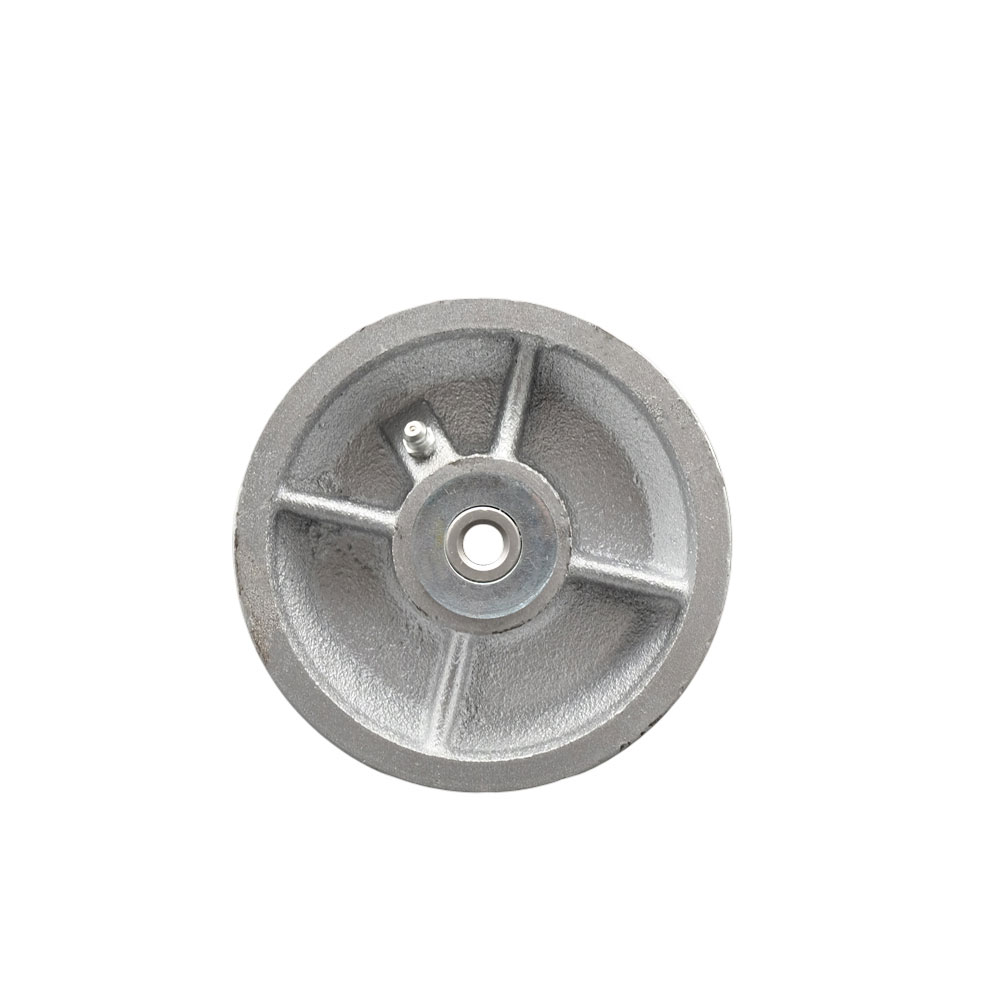 Service Caster Brand Replacement Wheel for Grainger Wheel 3G299 - 5 Inch Semi Steel Cast Iron V-Groove Wheel Only with Roller Bearing - 1/2" Bore - Fits Carts, Containers, Racks and Doors — photo 1