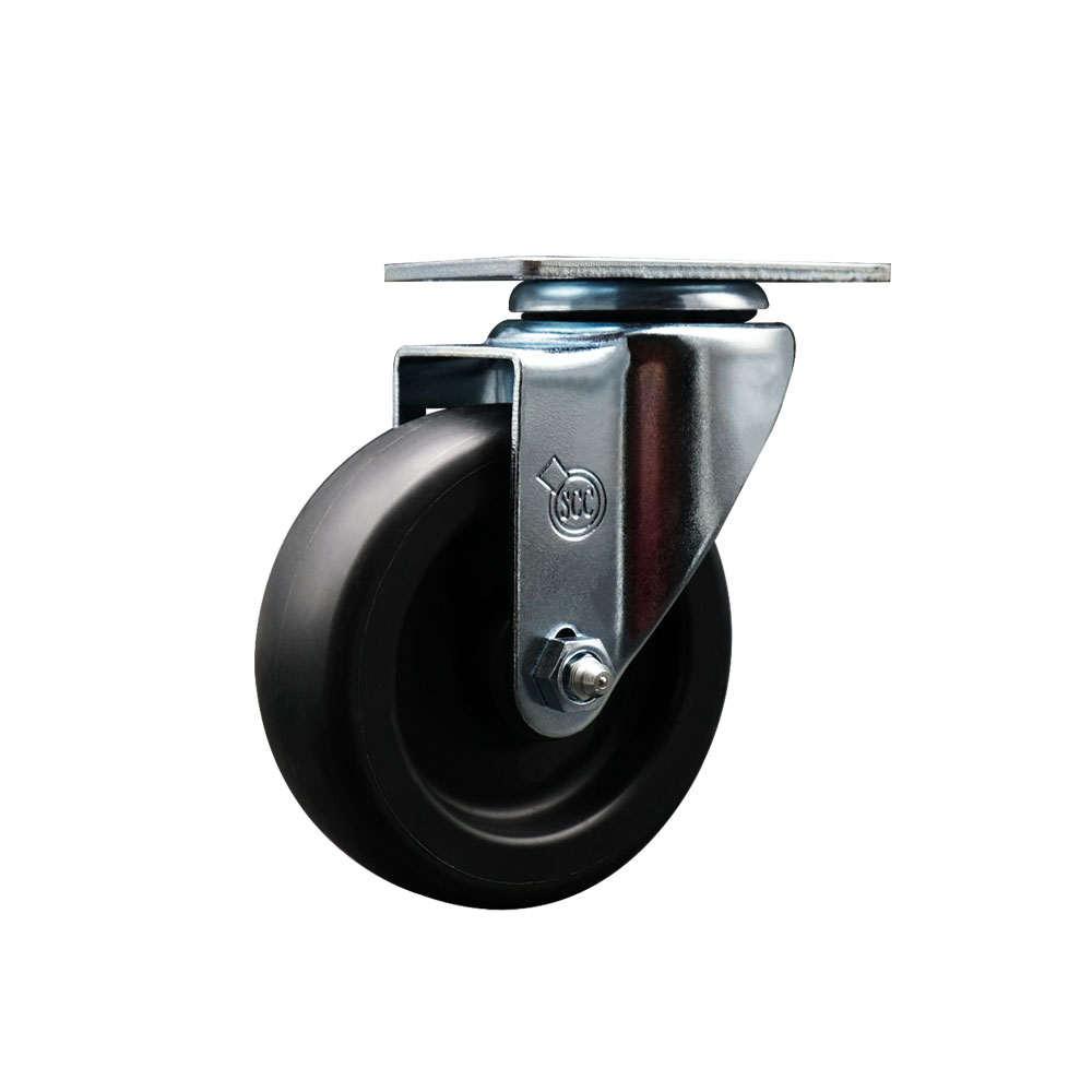 109RA30 RA-30 Advance Tabco 4 Inch Swivel Caster - CR10-162M-X CR10-54 CR10-72-X CRPL10-54 CRPL10-72-X CRSS10-54 Advance Tabco Can Rack-Light Duty Replacement - Polyolefin Wheel - Service Caster Brand — photo 1