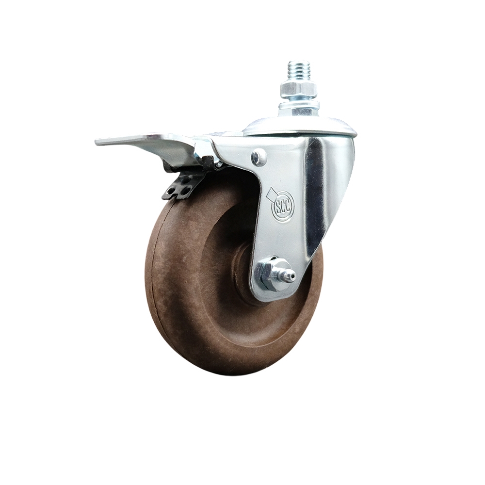 Atosa 301990022 – Fits Atosa Ranges – 4 Inch Swivel Caster with Total Lock Brake -  Replacement Caster - Service Caster Brand — photo 1