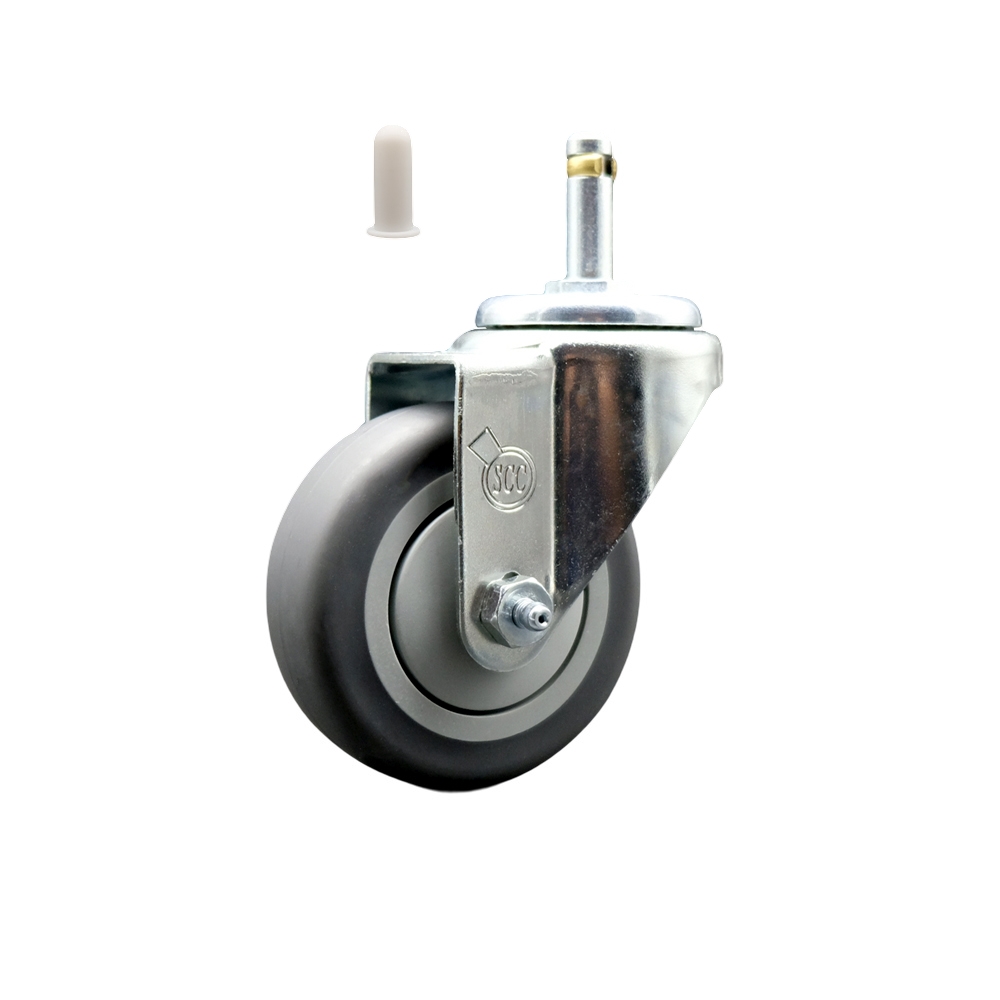 Cambro 41064 Camdollies Caster with 41059 Socket Included – 4 Inch Swivel Caster -  Replacement Caster - Service Caster Brand — photo 1