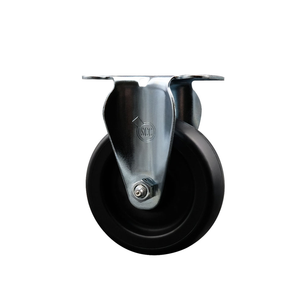 HP3235514 Delfield 4 Inch Rigid Caster - Light Duty Replacement – Polyolefin Wheel - Service Caster Brand — photo 1