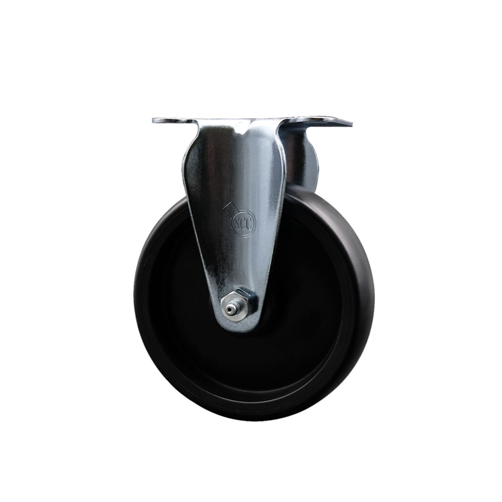 HP3239633 Delfield 5 Inch Rigid Caster - Light Duty Replacement – Polyolefin Wheel - Service Caster Brand — photo 1