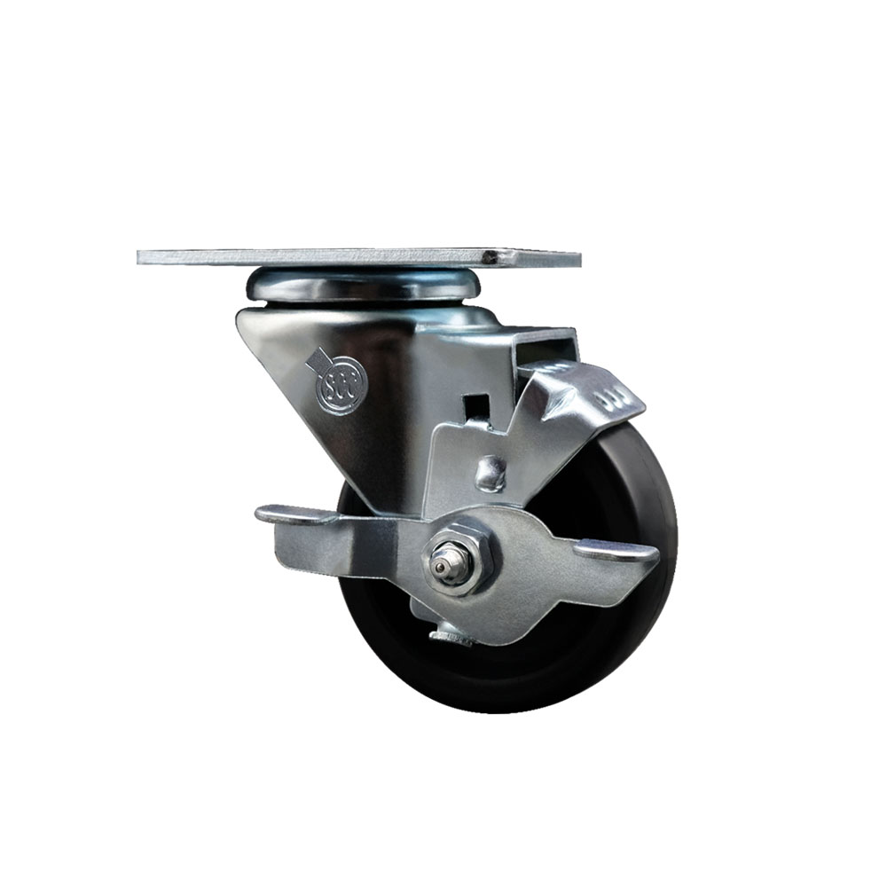 HPMCP00175 Delfield 3 Inch Swivel Caster with Brake - Light Duty Replacement – Polyolefin Wheel - Service Caster Brand — photo 1
