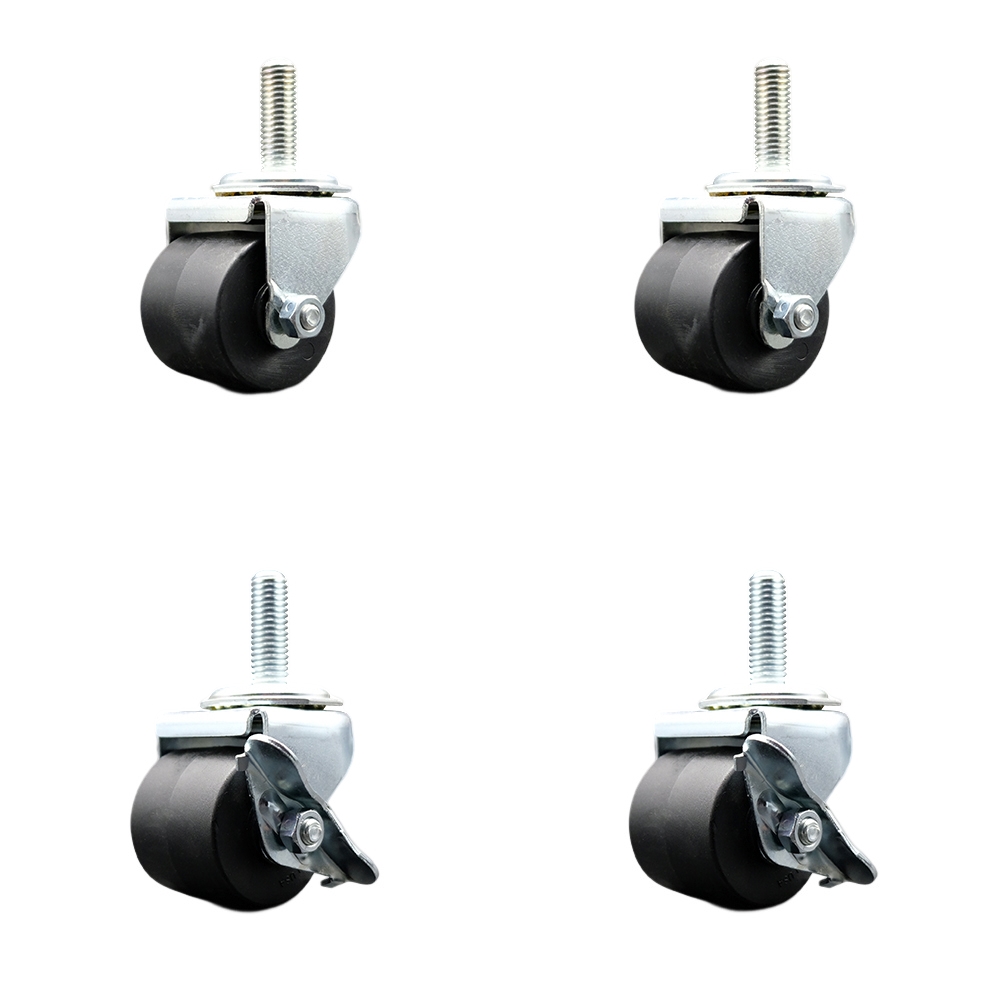 Franke 19002529 - FRGSF-30G2 18002763 -  Replacement Caster Set - Includes 2 Swivel Casters with Brakes and 2 Swivel Casters - Set of 4 - Service Caster Brand — photo 1