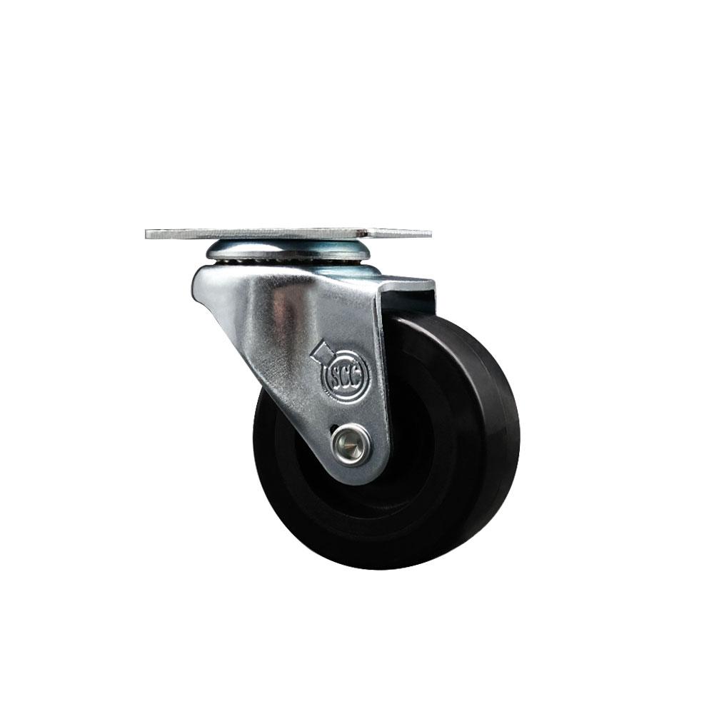 Service Caster Brand Replacement for Colson Caster 1.02266.52 - 2 Inch Swivel Polyolefin Caster Wheel with Top Plate - 90 lbs. Per Caster — photo 1